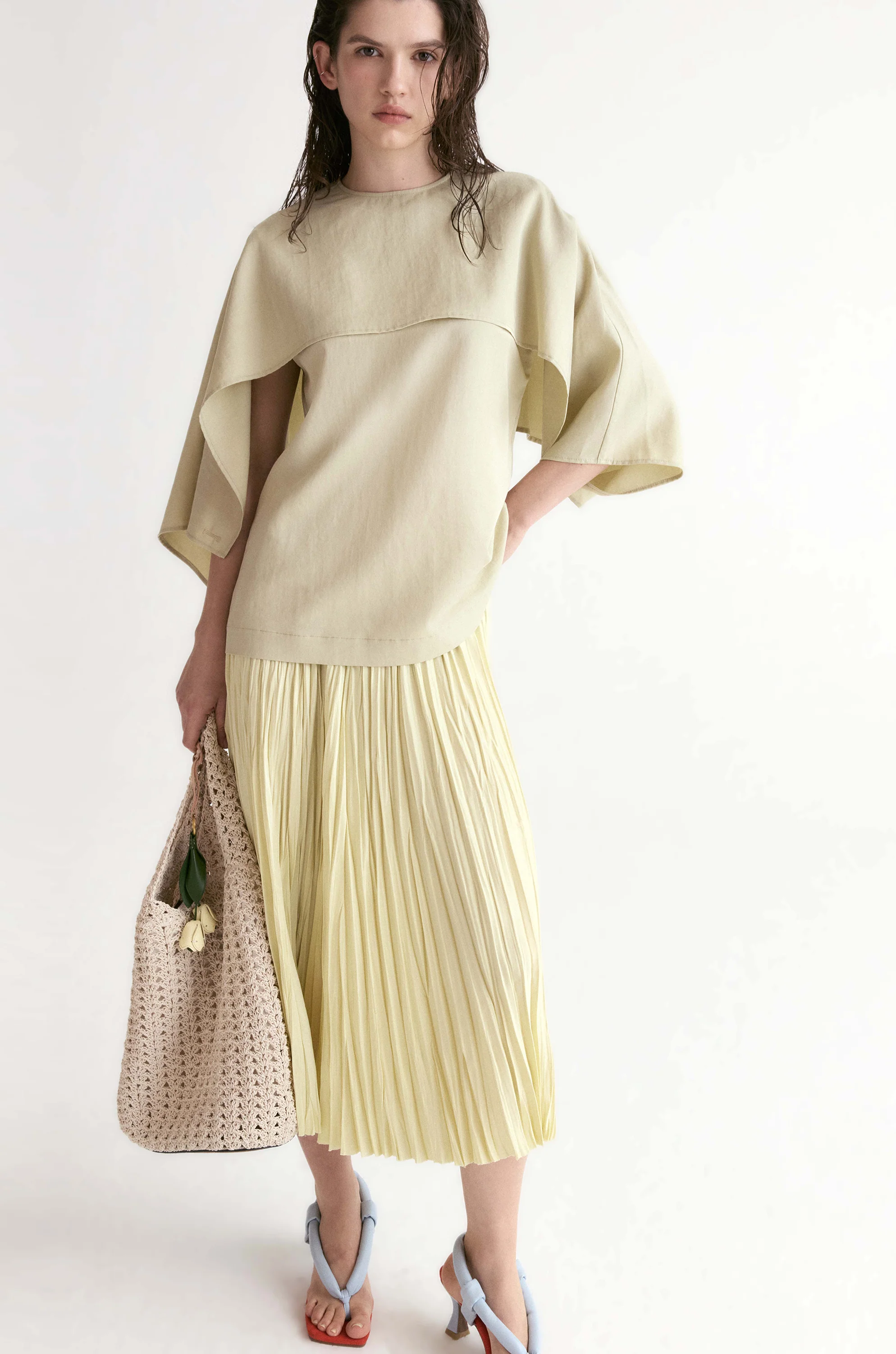 2Way Cape Top-Butter - Image 4