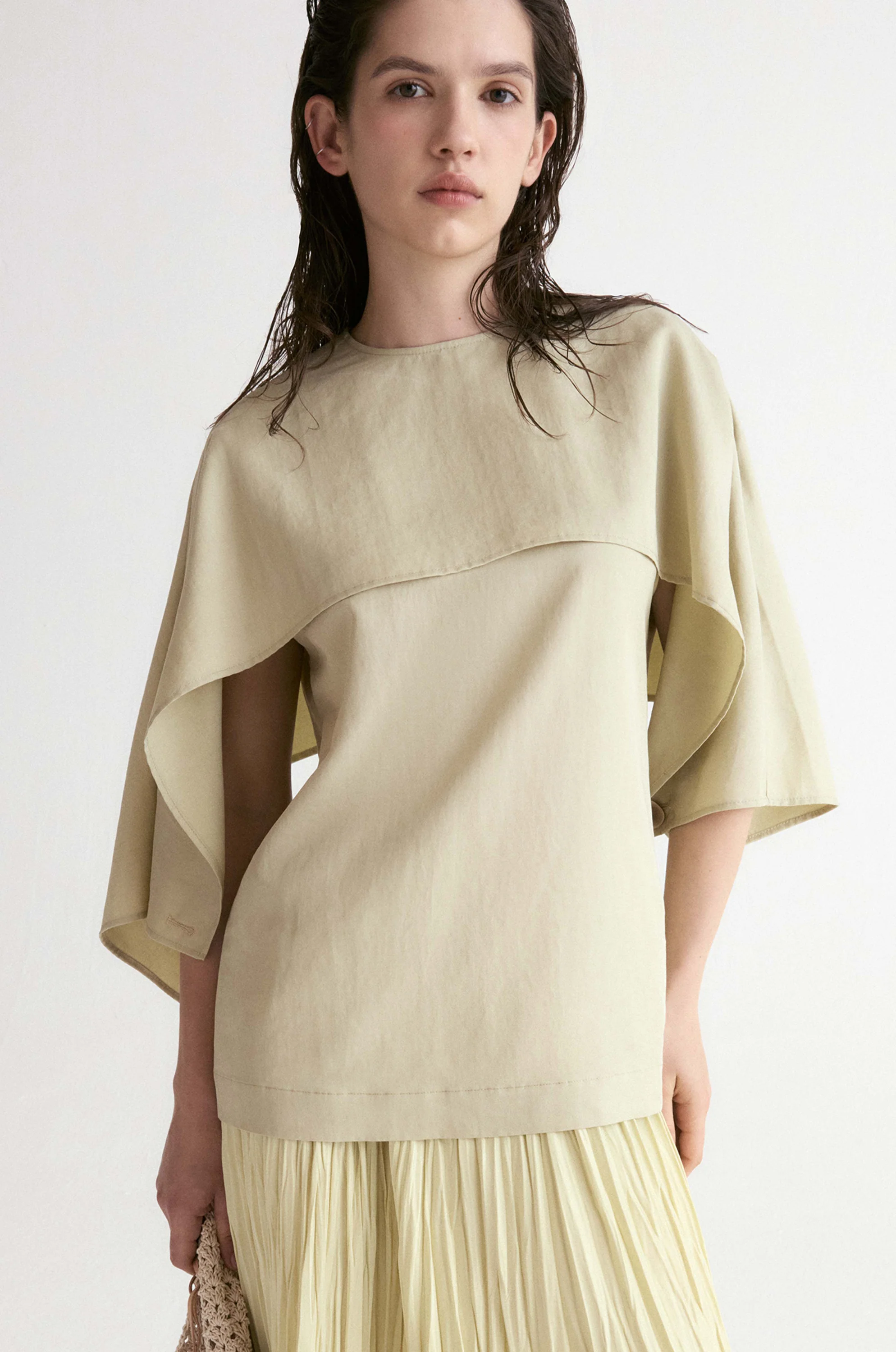 2Way Cape Top-Butter - Image 5