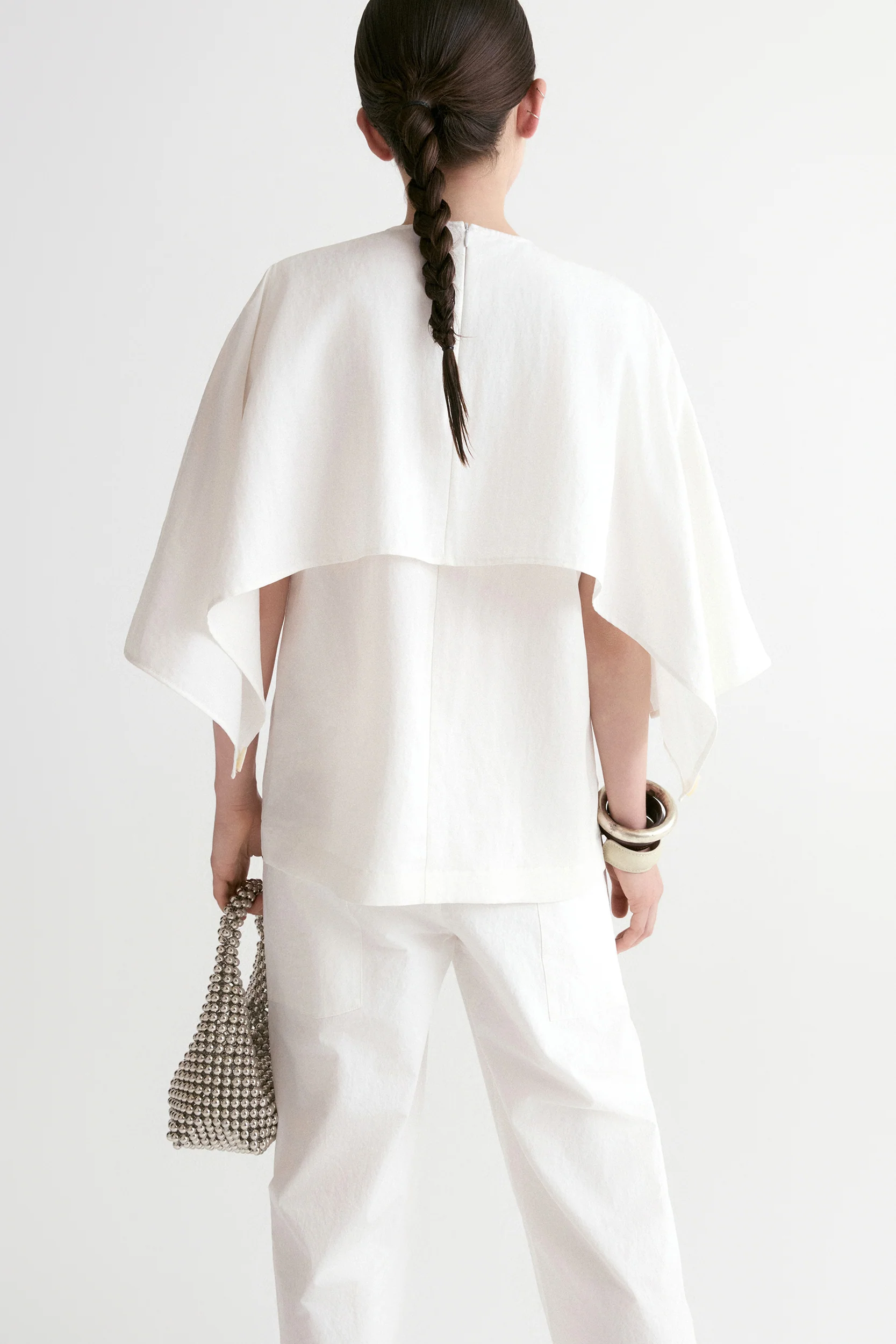 2Way Cape Top-White