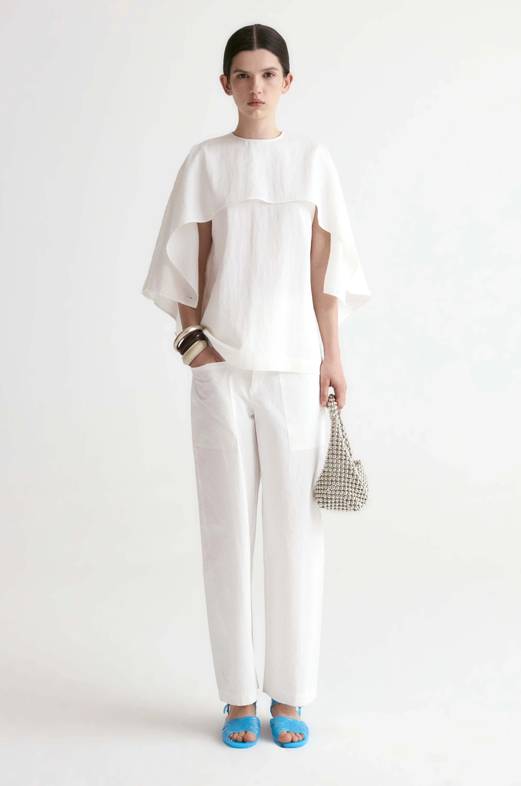 2Way Cape Top-White - Image 3