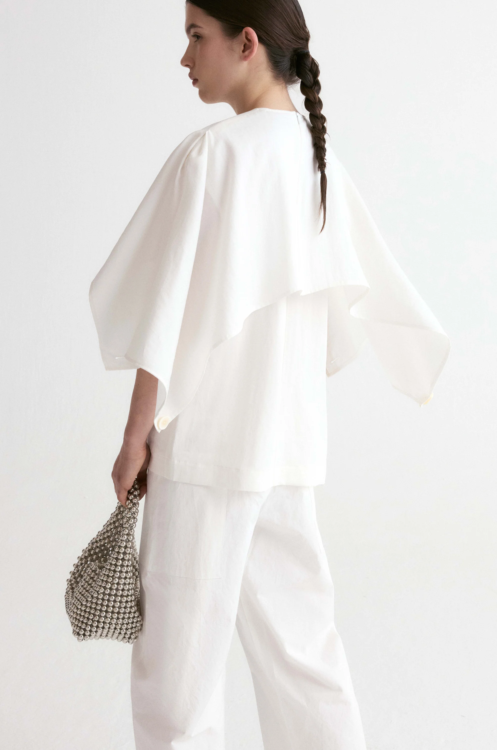 2Way Cape Top-White - Image 7