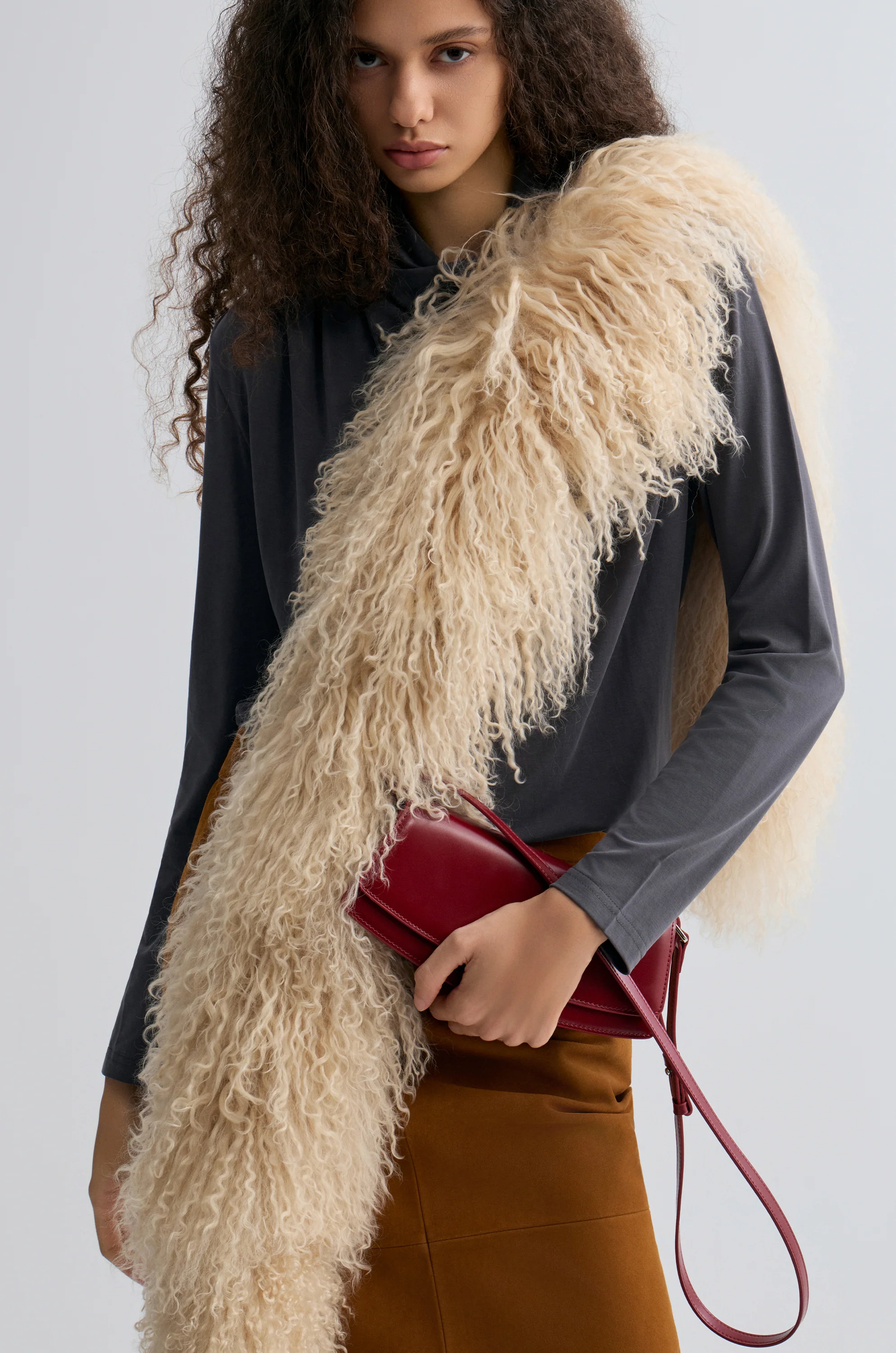 90s Utility Shoulder Bag Raisin - Image 5