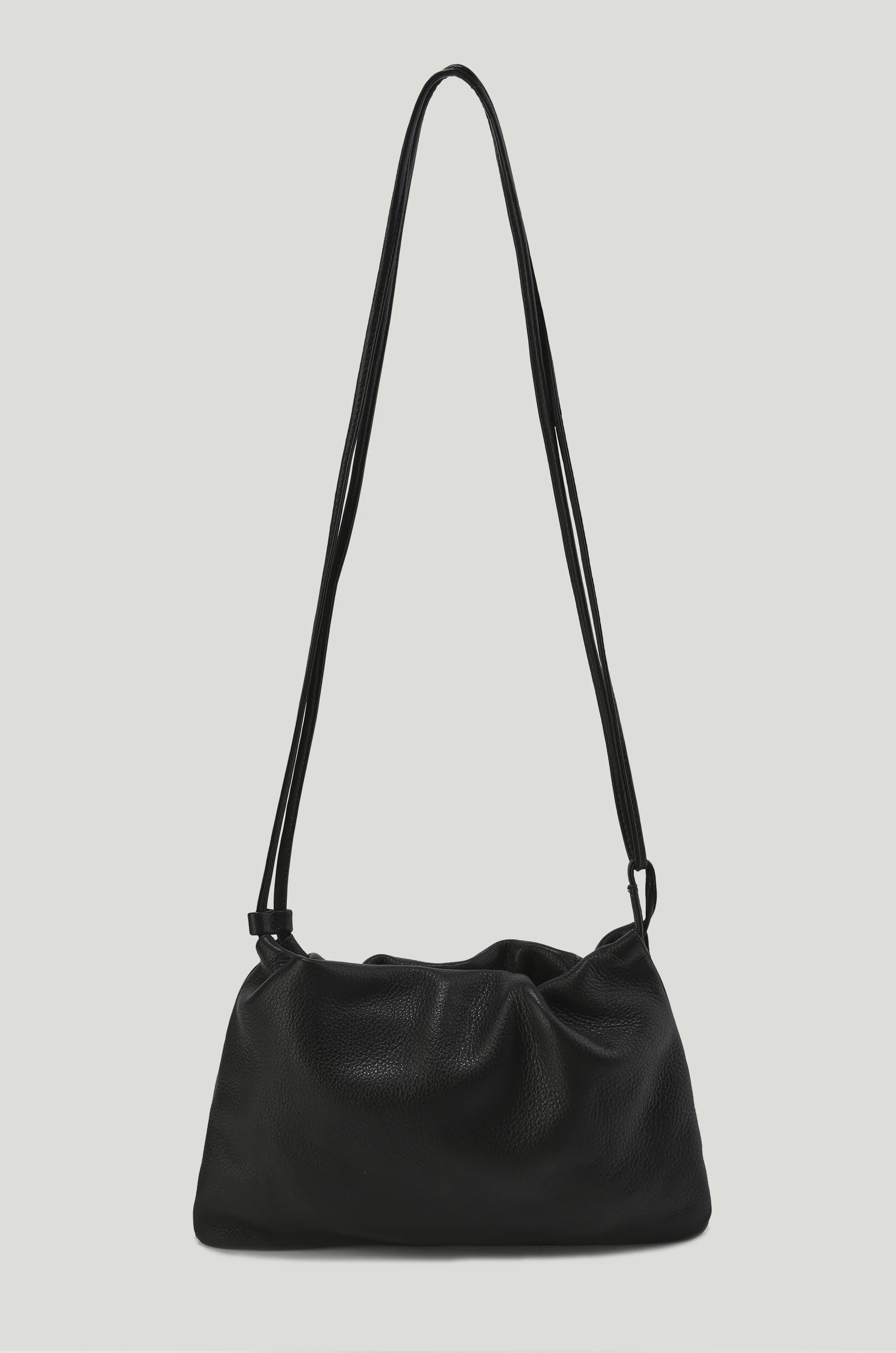 Adjustable  Mini Cloud Clutch Black - Image 2