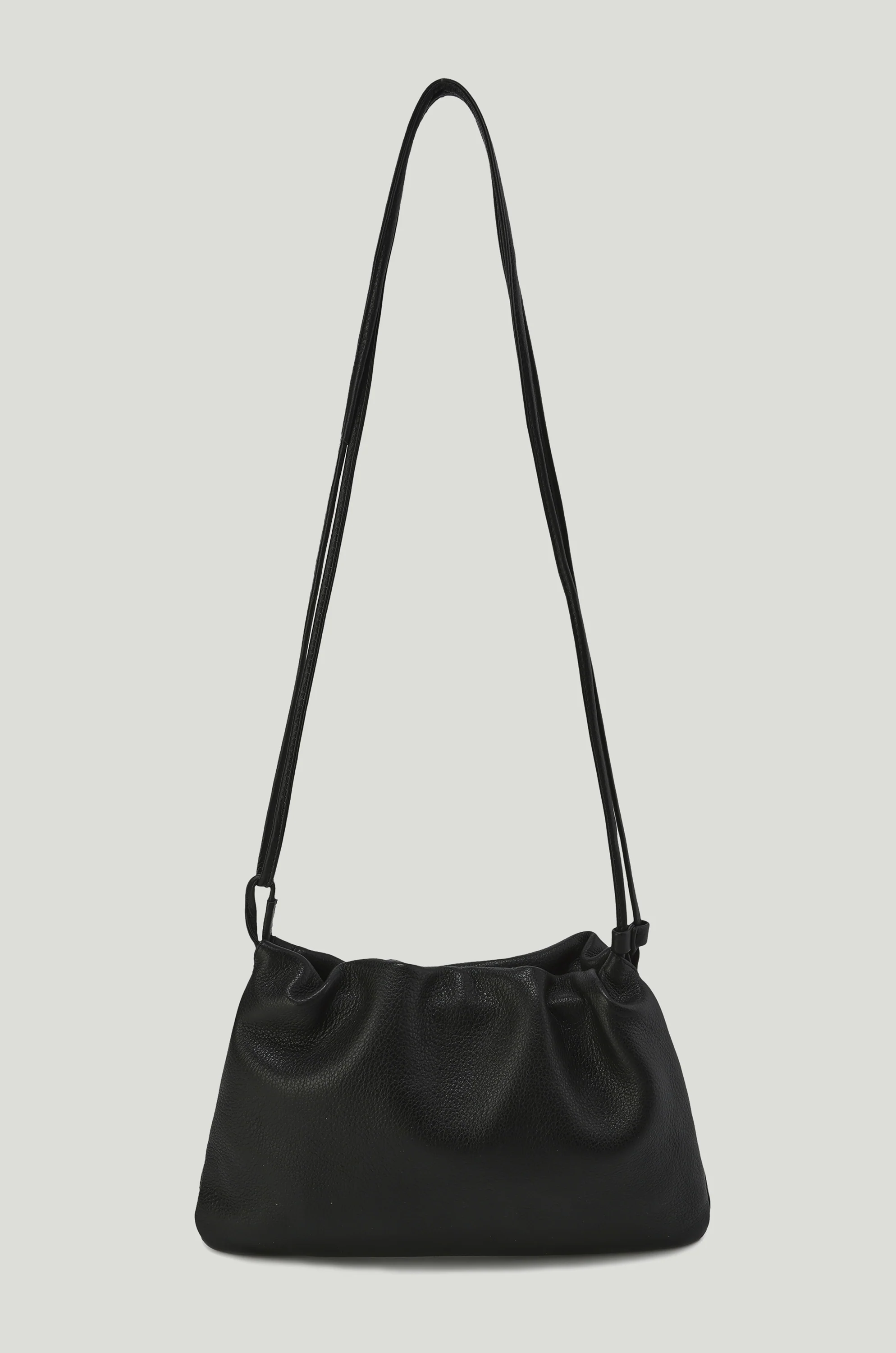 Adjustable  Mini Cloud Clutch Black - Image 3