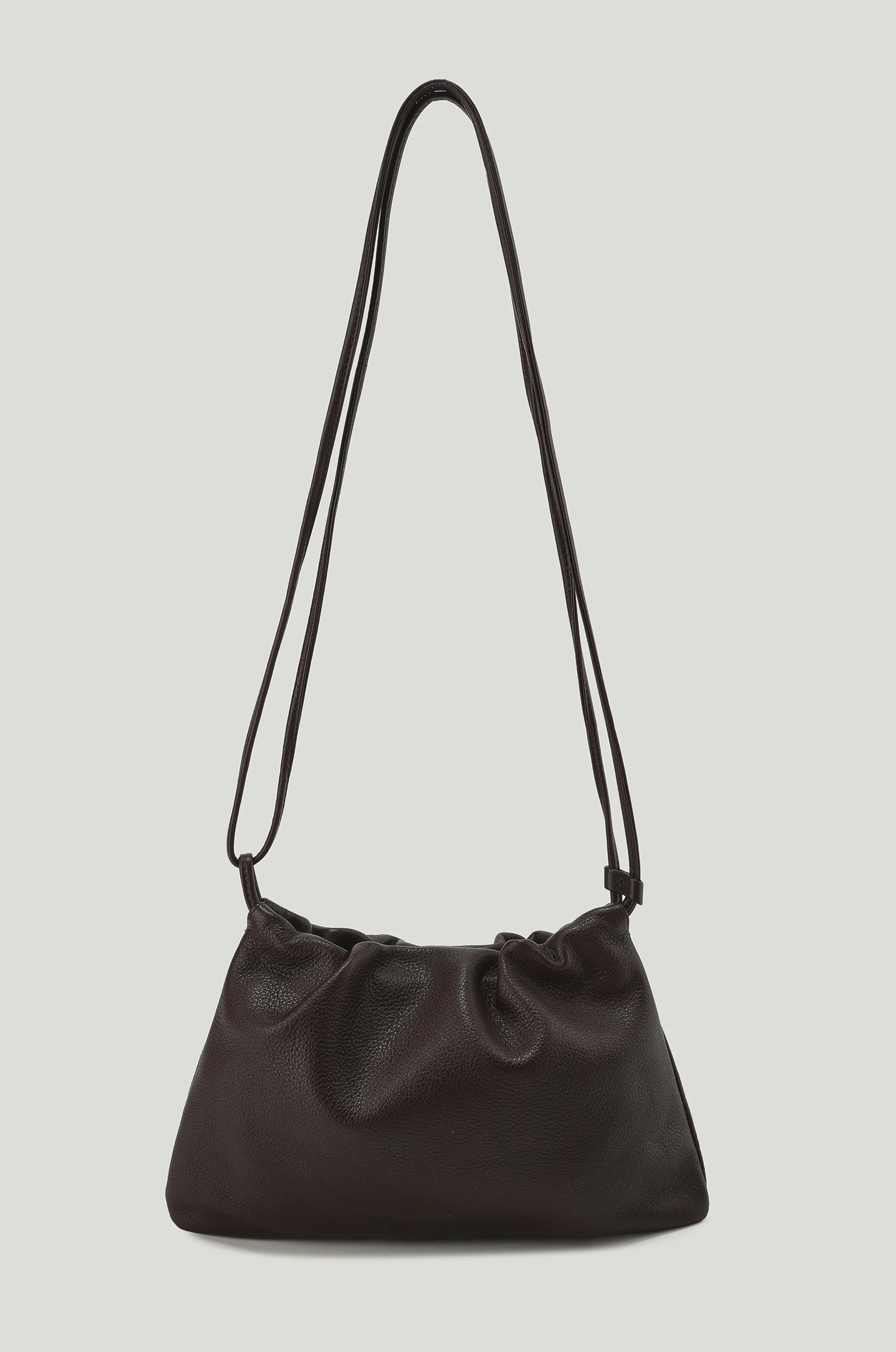 Adjustable Mini Cloud Clutch Brown - Image 3