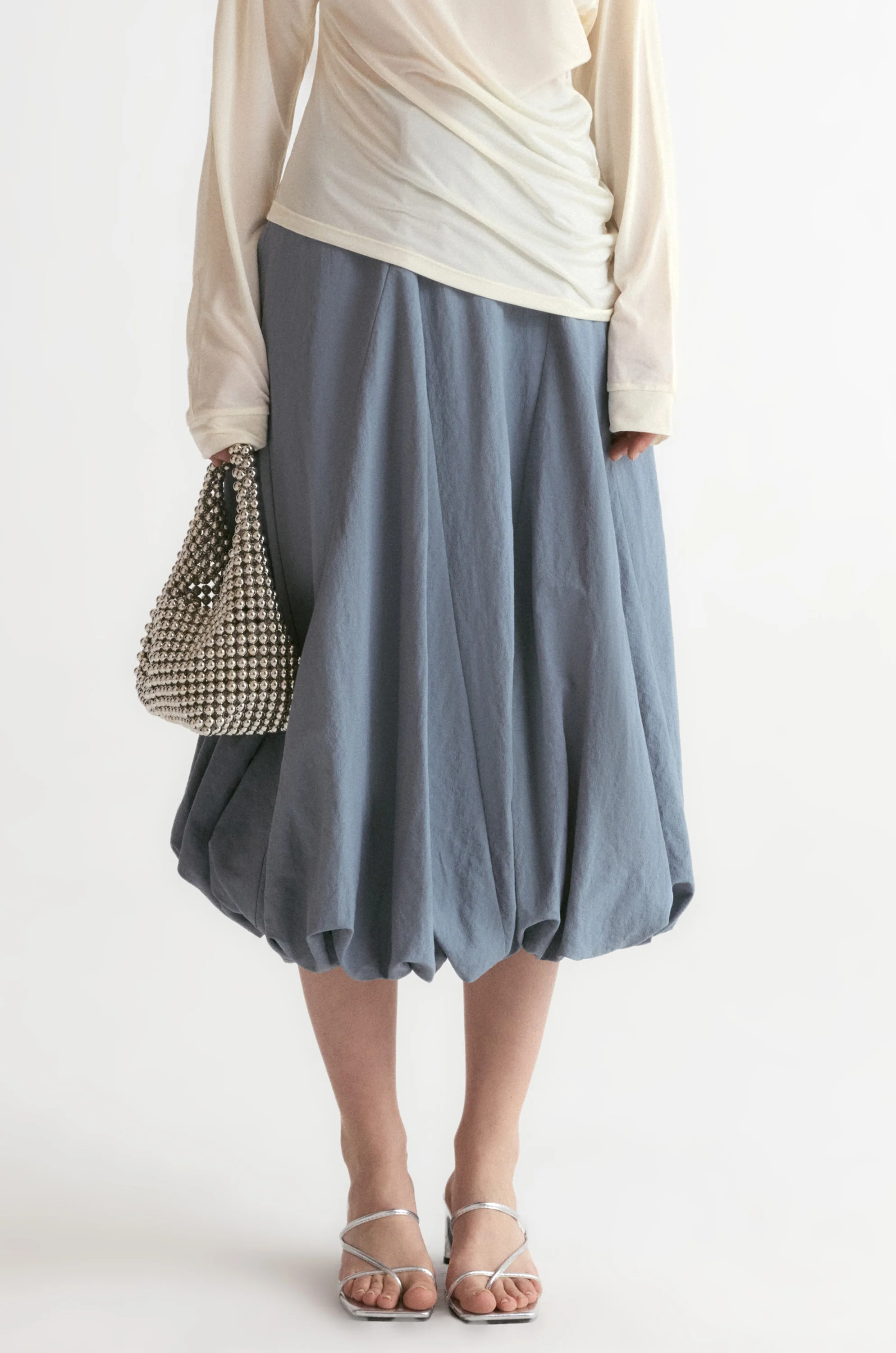 Amalfi Ballon Skirt-Ultimate Gray - Image 3