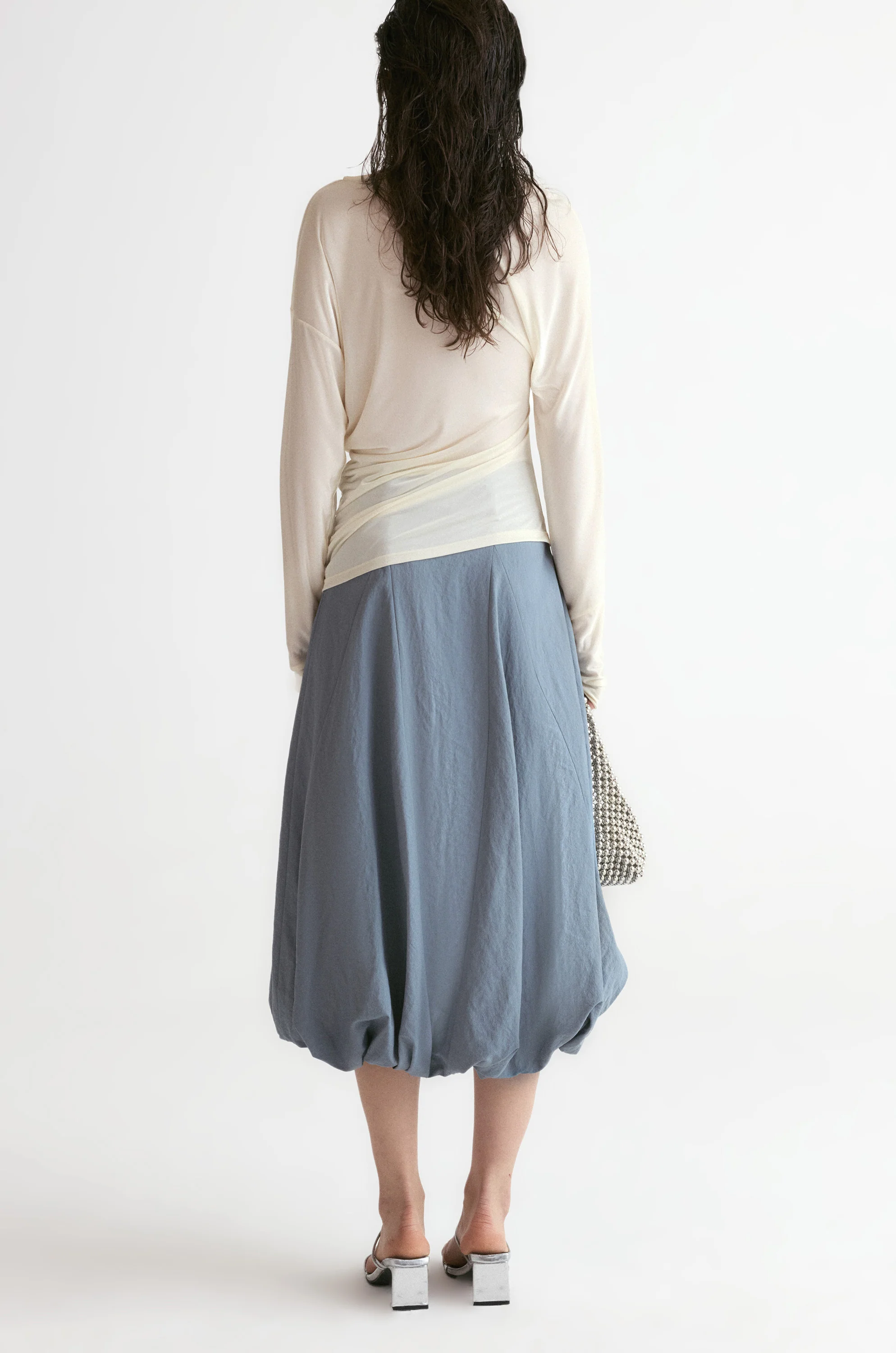 Amalfi Ballon Skirt-Ultimate Gray - Image 4