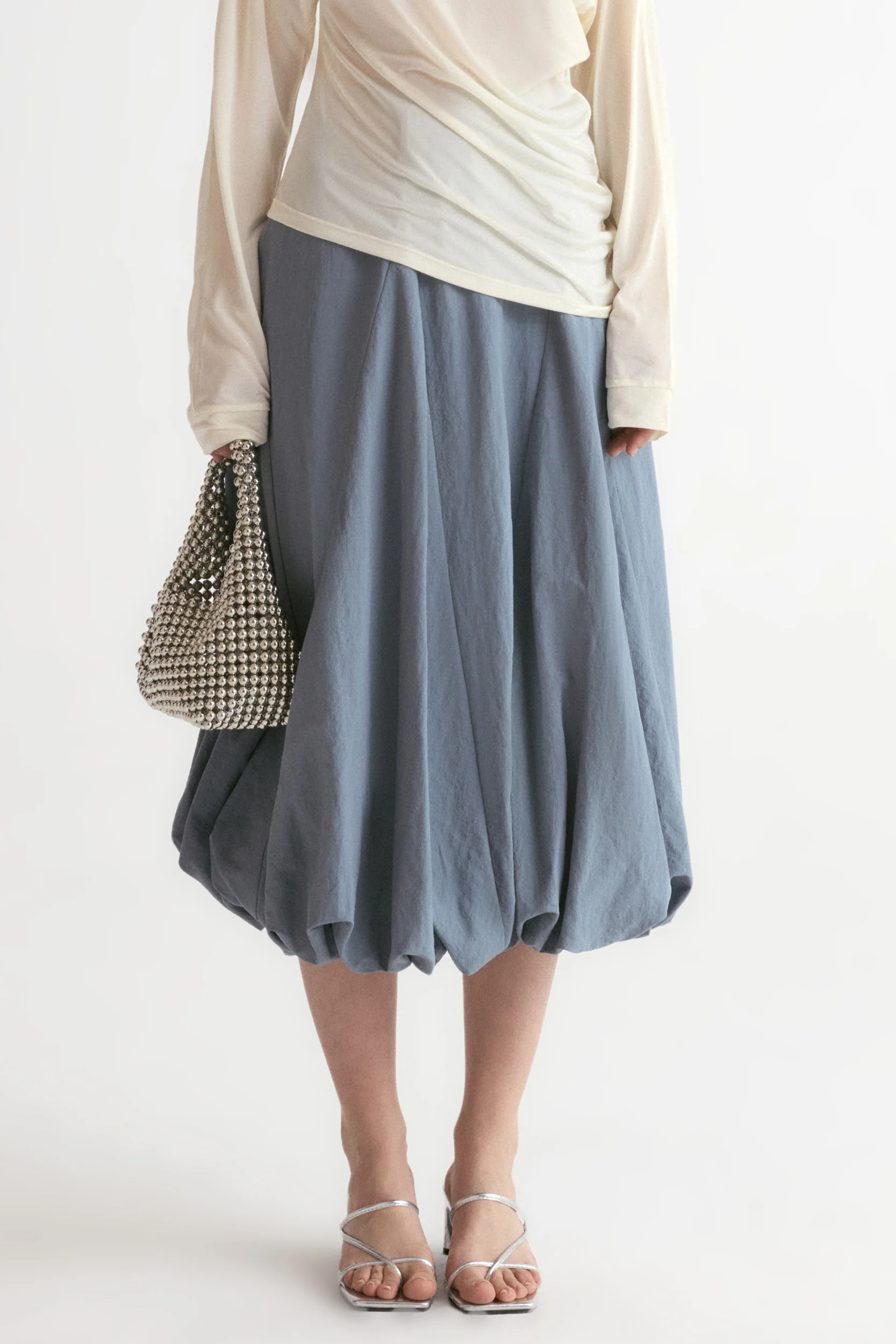 Amalfi Ballon Skirt-Ultimate Gray - Image 6