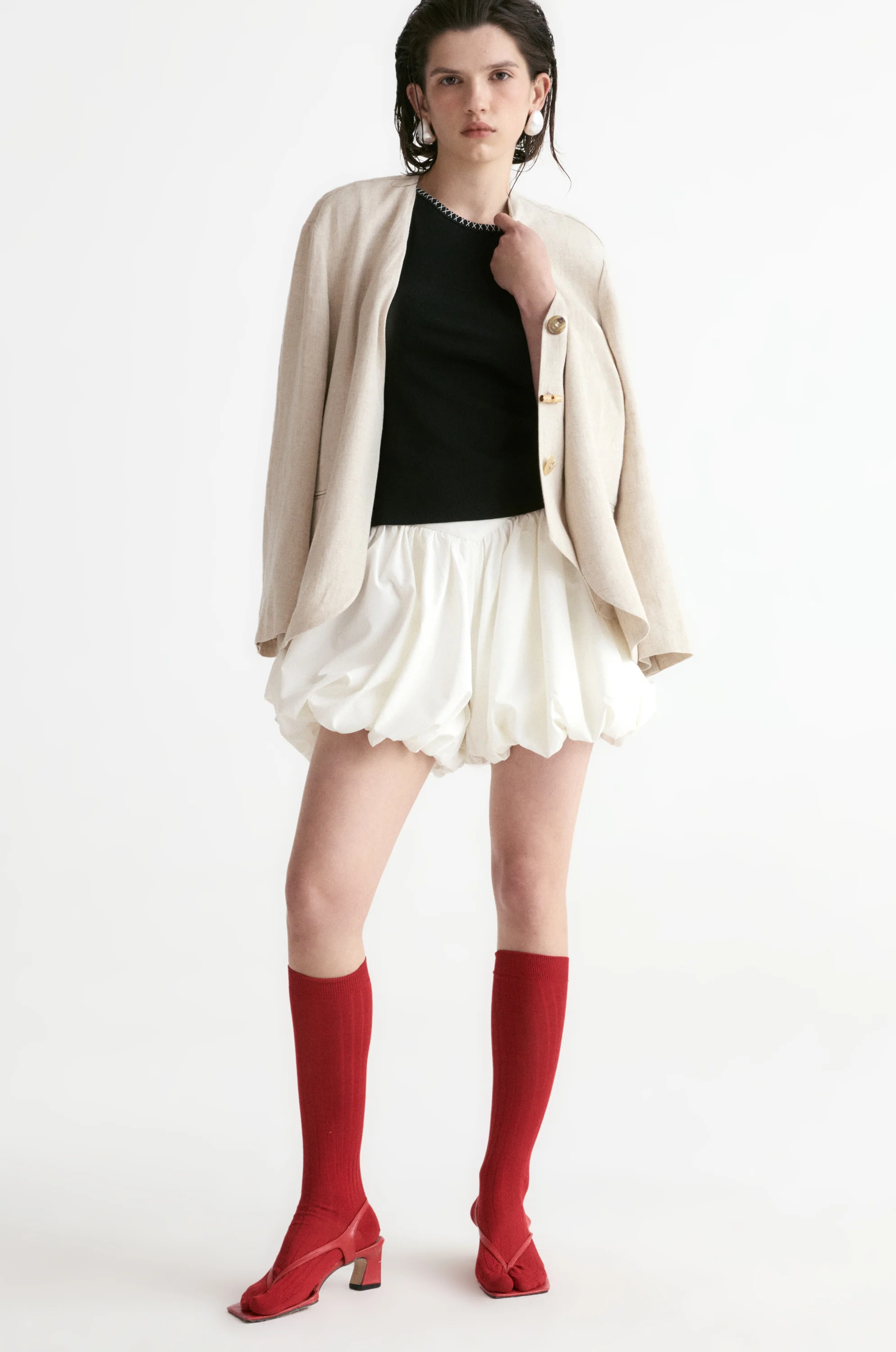 Amalfi Bubble Short-White - Image 4