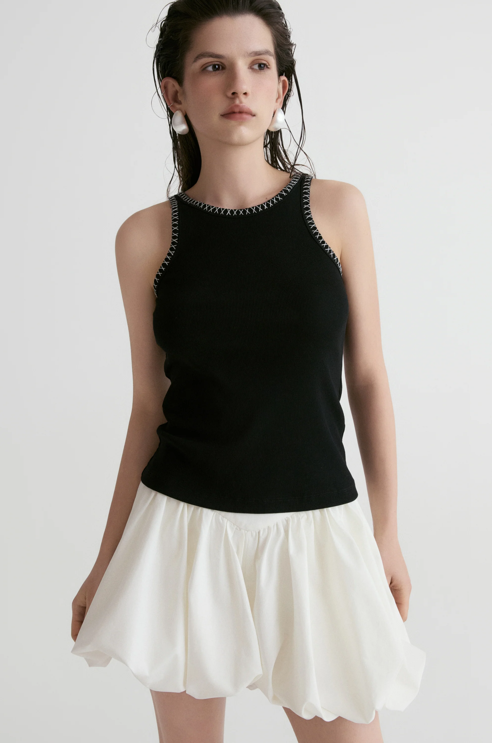 Amalfi Bubble Short-White - Image 6