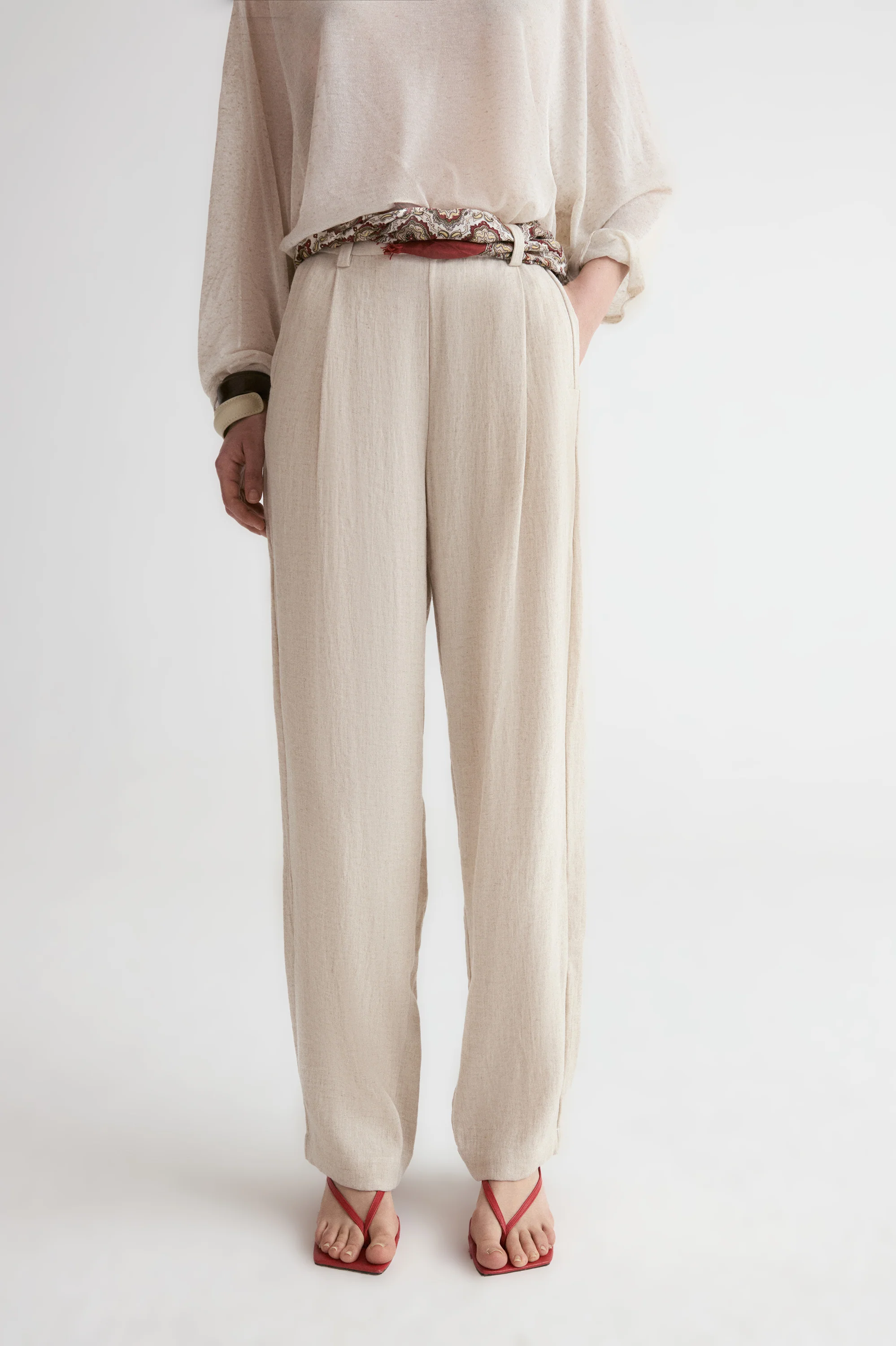 Annie Linen Trousers - Image 4