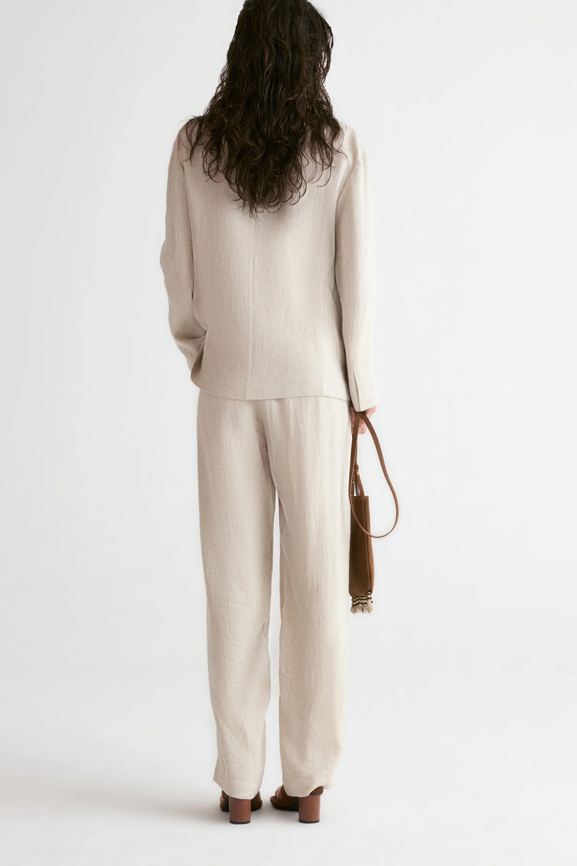 Annie Two-Piece Linen Blazer - Image 3