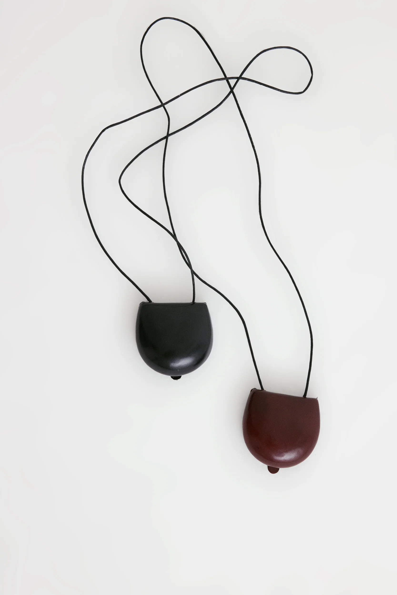 Atelier Patina Leather Necklace-Black - Image 6