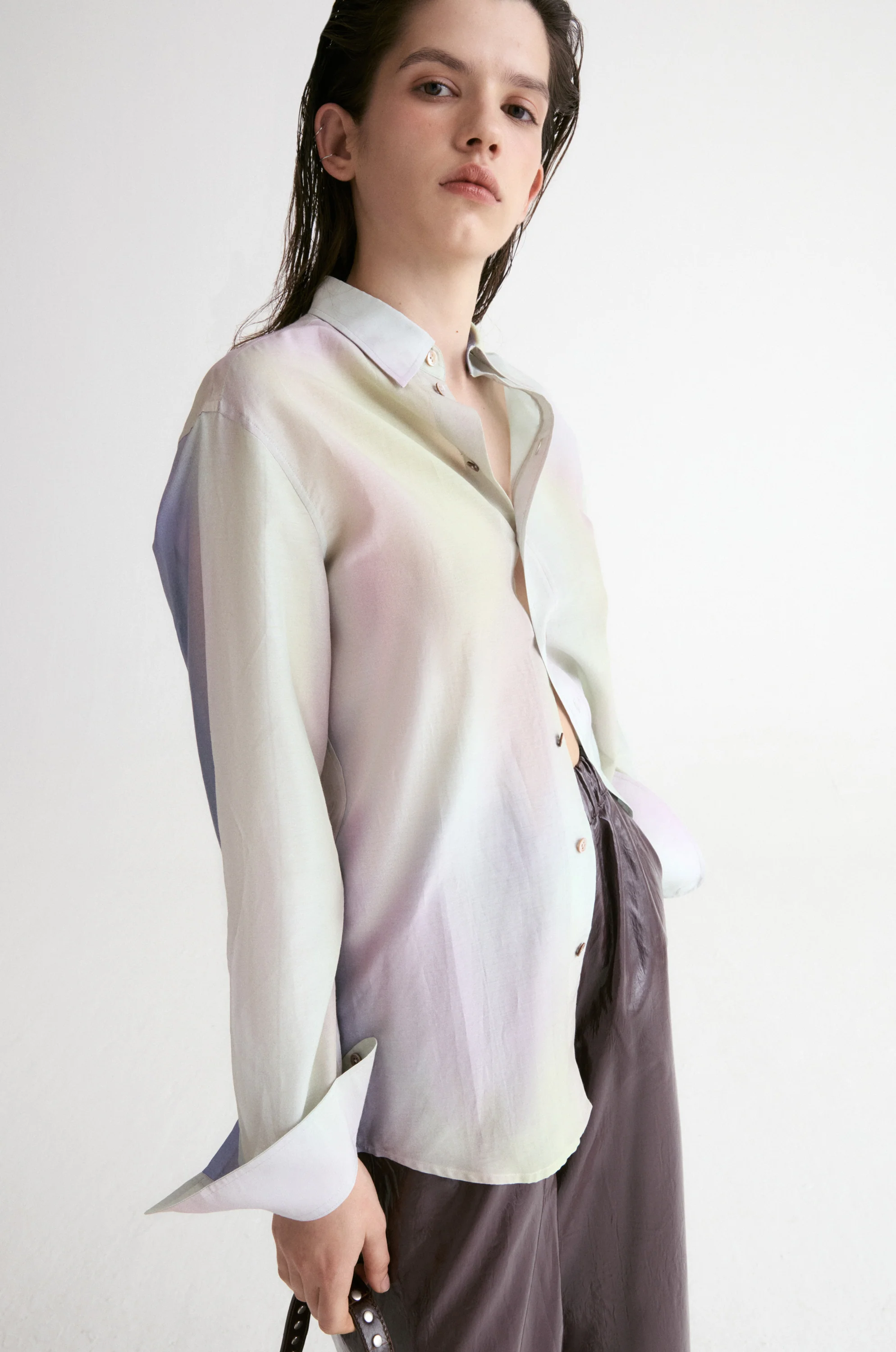 Aurora Silk Cotton Shirt - Image 4