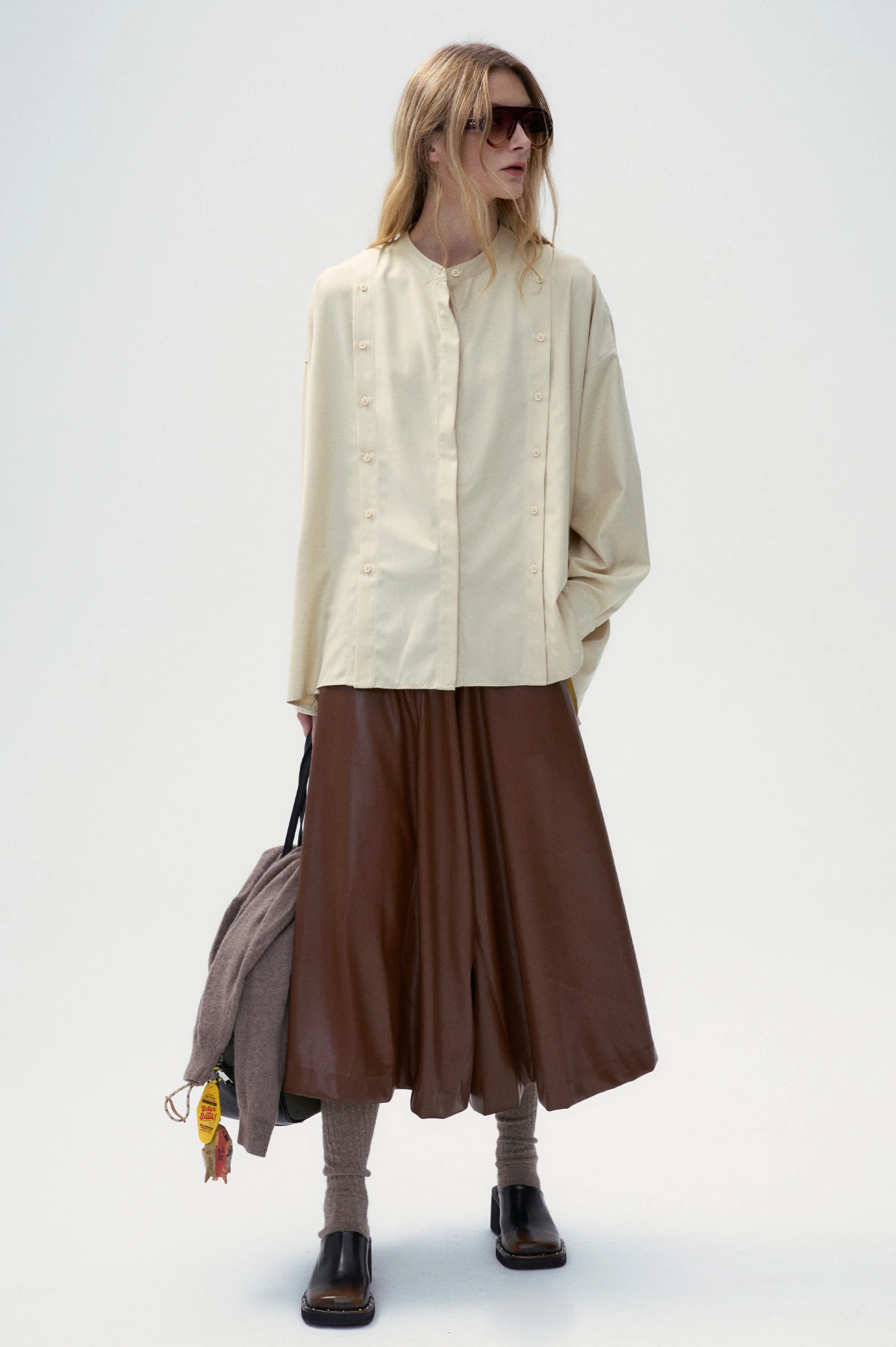 Judy wool blend Shirt - Sky blue - Image 5