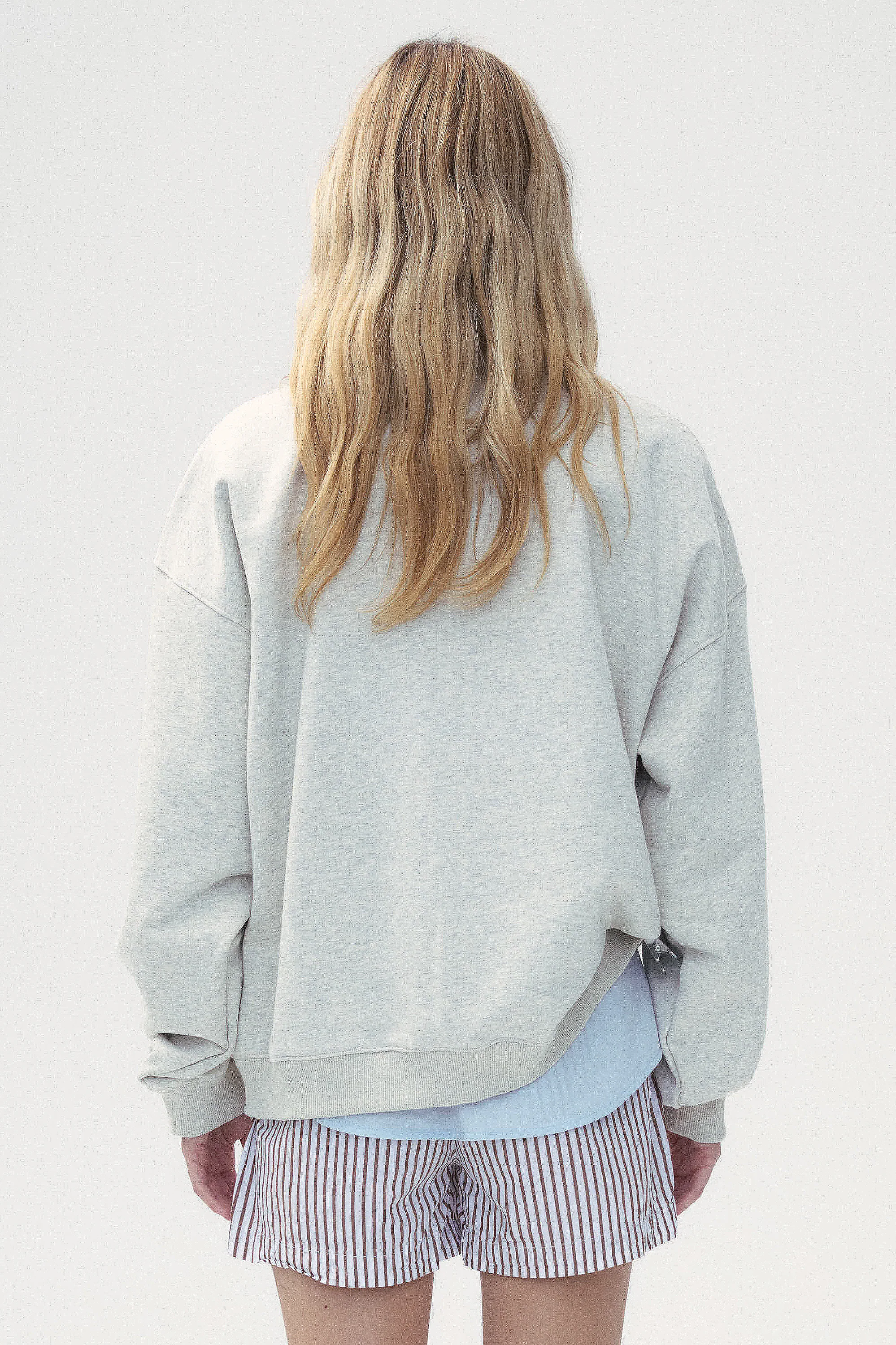“Bon voyage” Sweatshirt Capsule Series – “Meet the Goddess” Greek Pillar Sweatshirt - Sapphire blue - Image 8