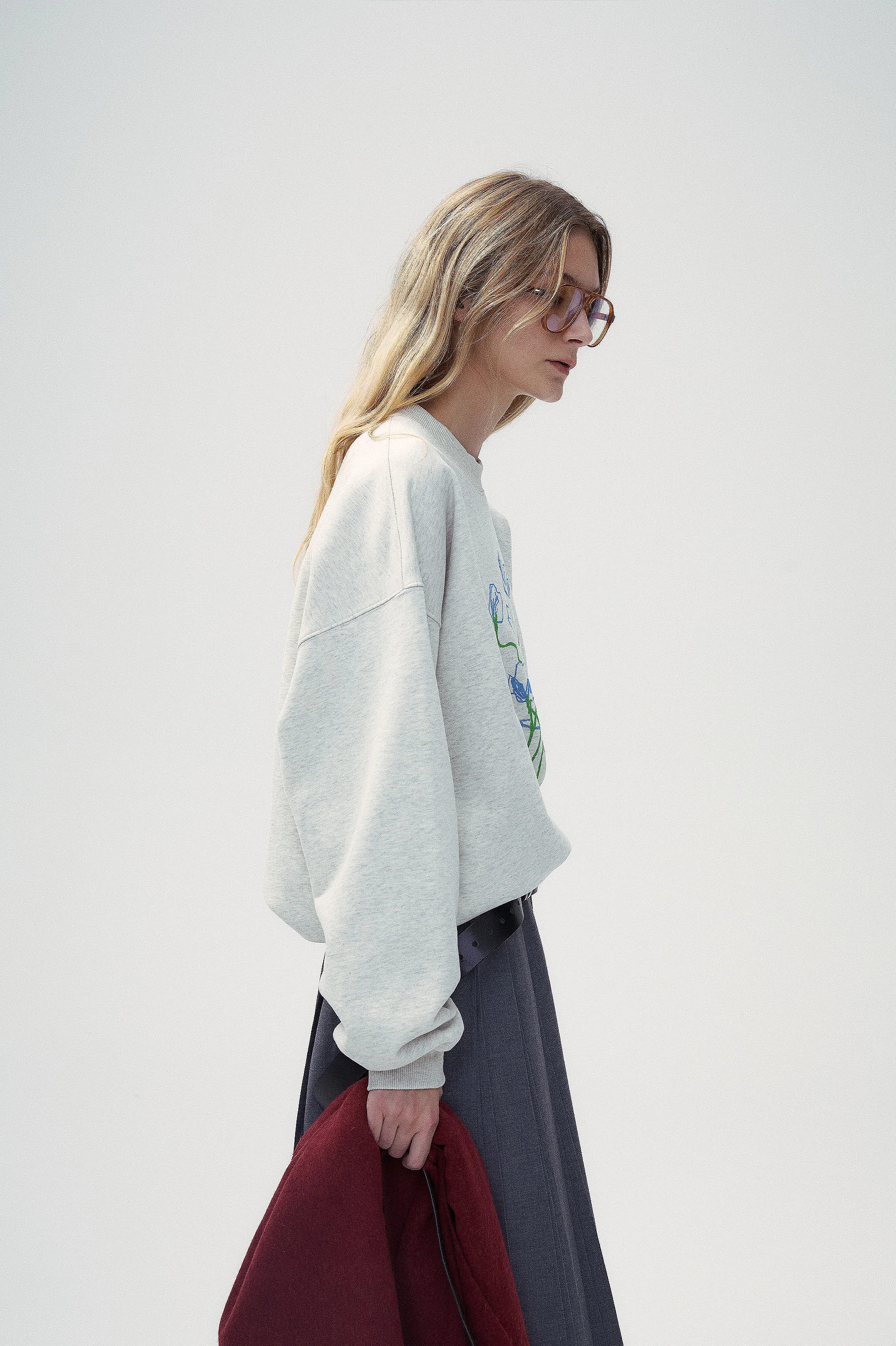 "Bon Voyage" Capsule Series - "Vase and the Blue Flower" Sweatshirt - Image 3