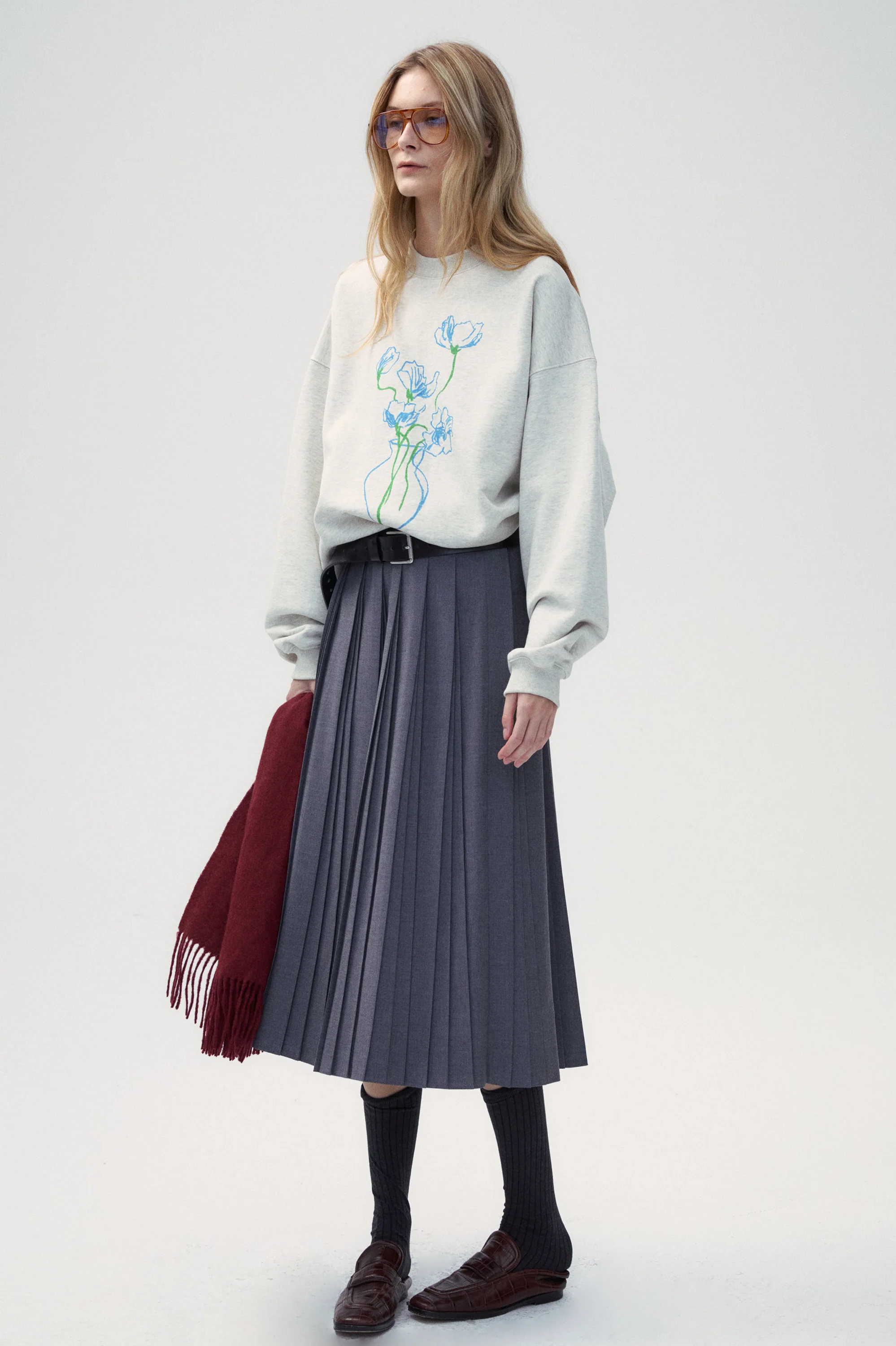 "Bon Voyage" Capsule Series - "Vase and the Blue Flower" Sweatshirt - Image 4