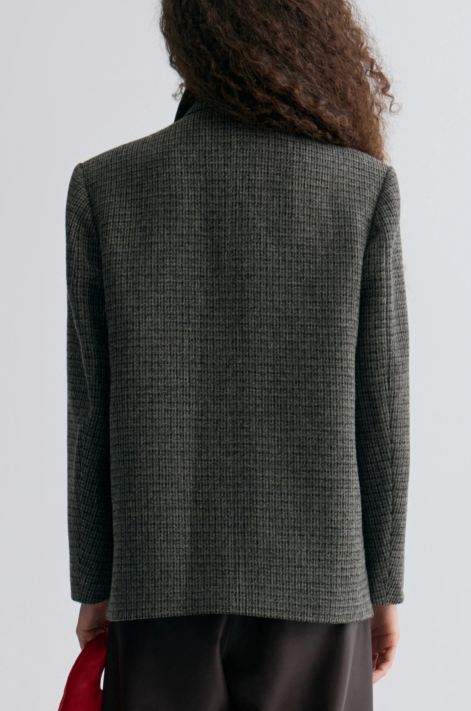 Boxy Check Blazer - Image 6