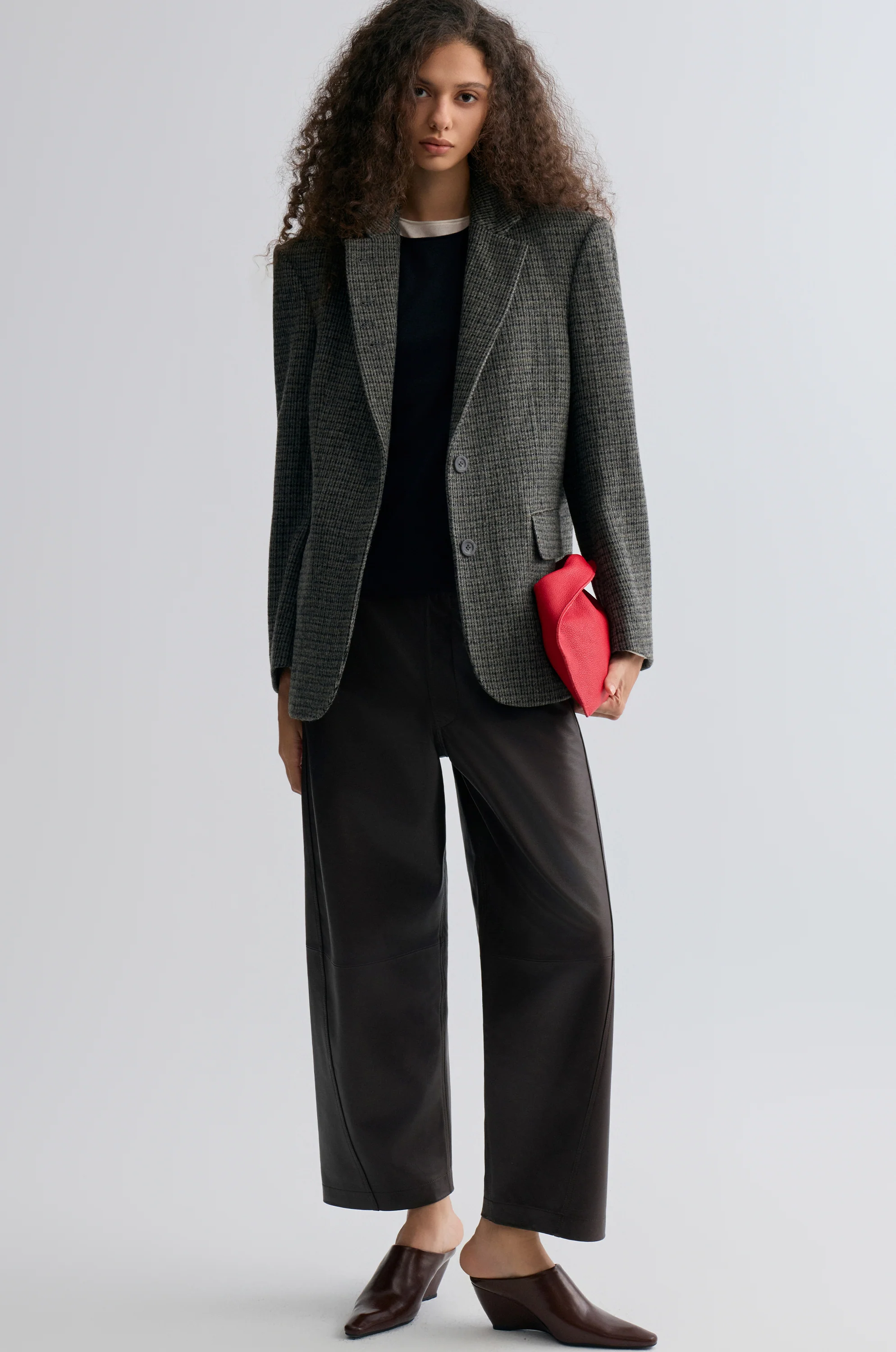 Boxy Check Blazer - Image 7