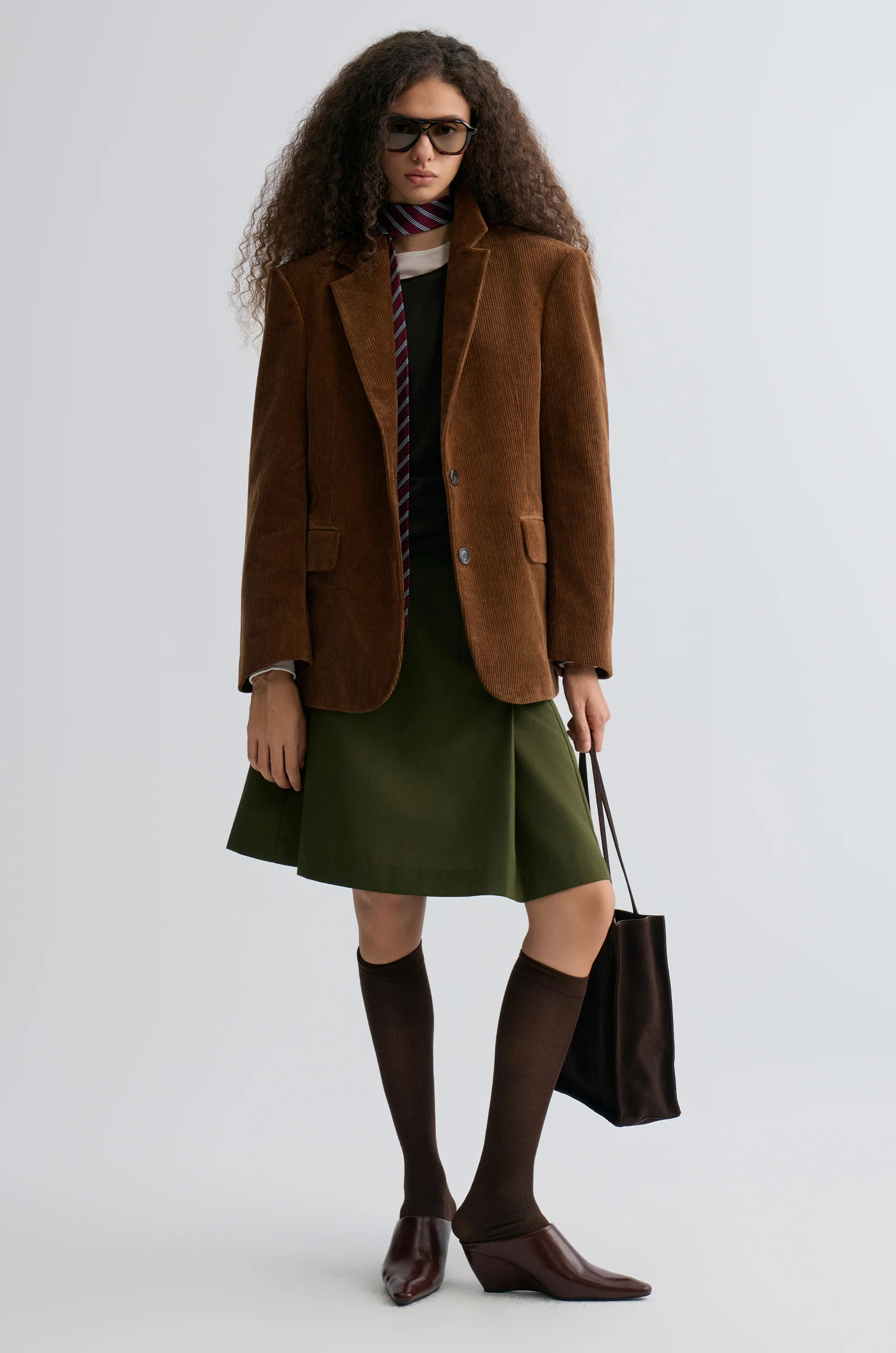Boxy Corduroy Blazer - Image 3