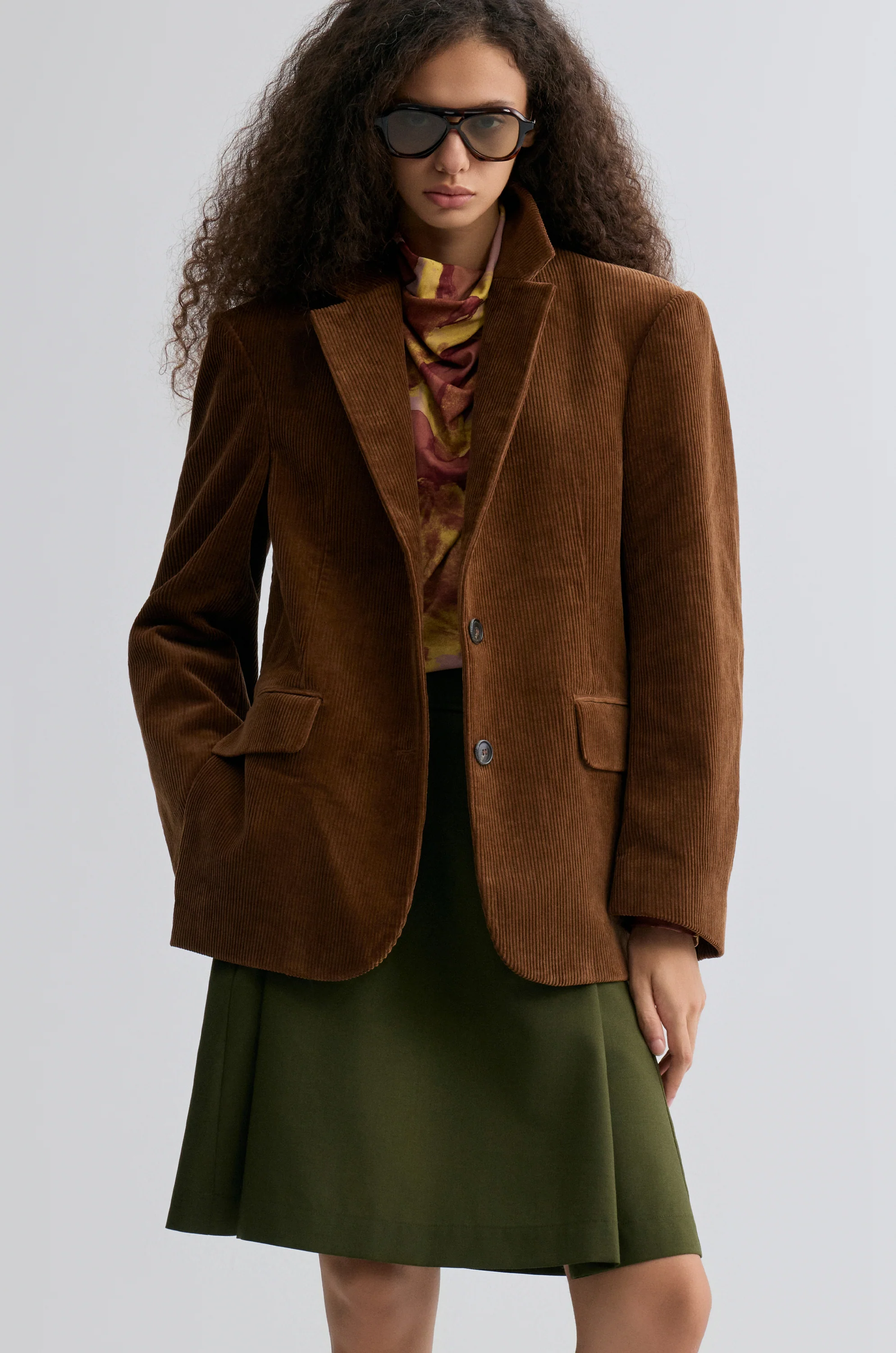 Boxy Corduroy Blazer - Image 5
