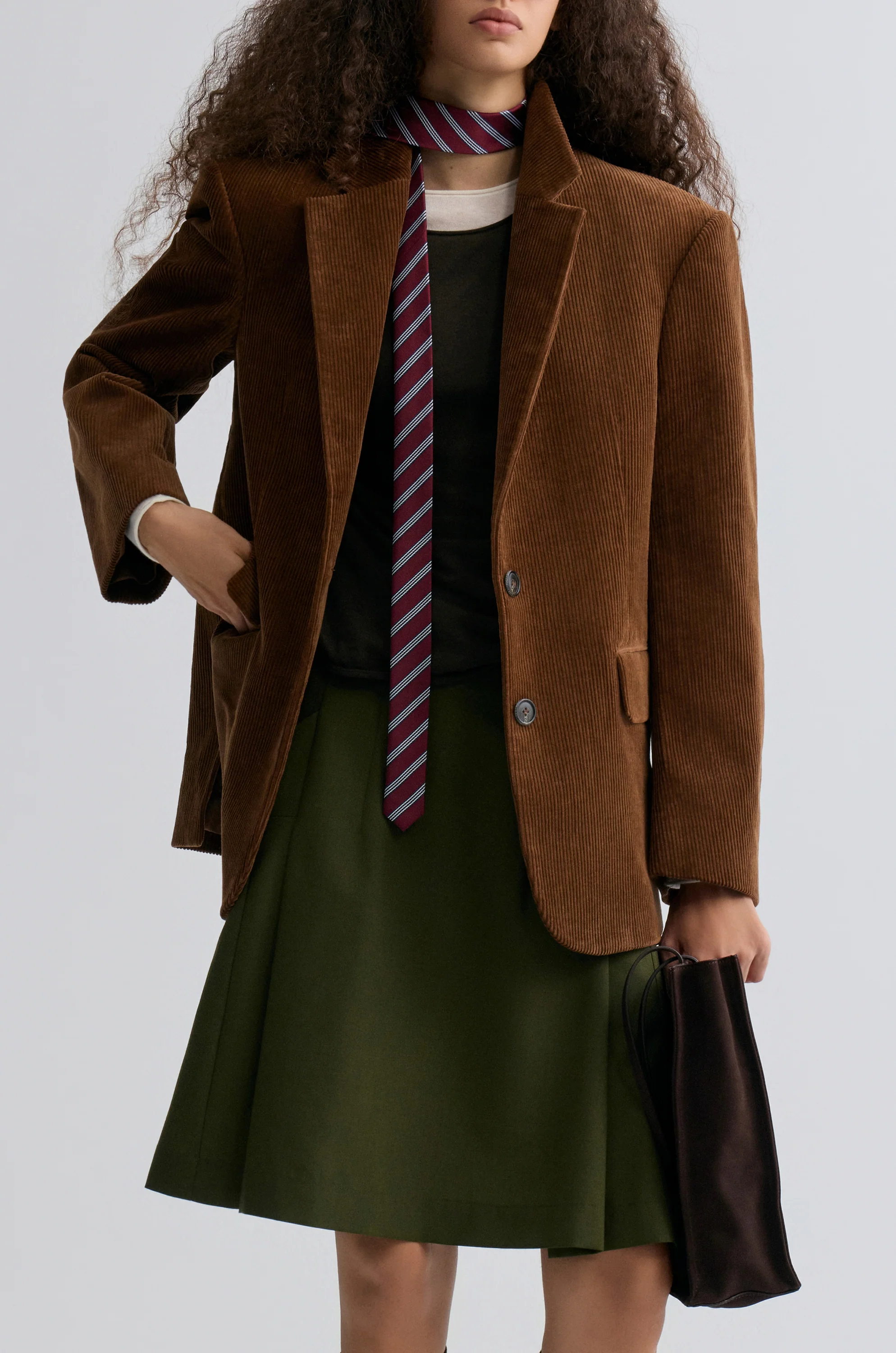 Boxy Corduroy Blazer - Image 6