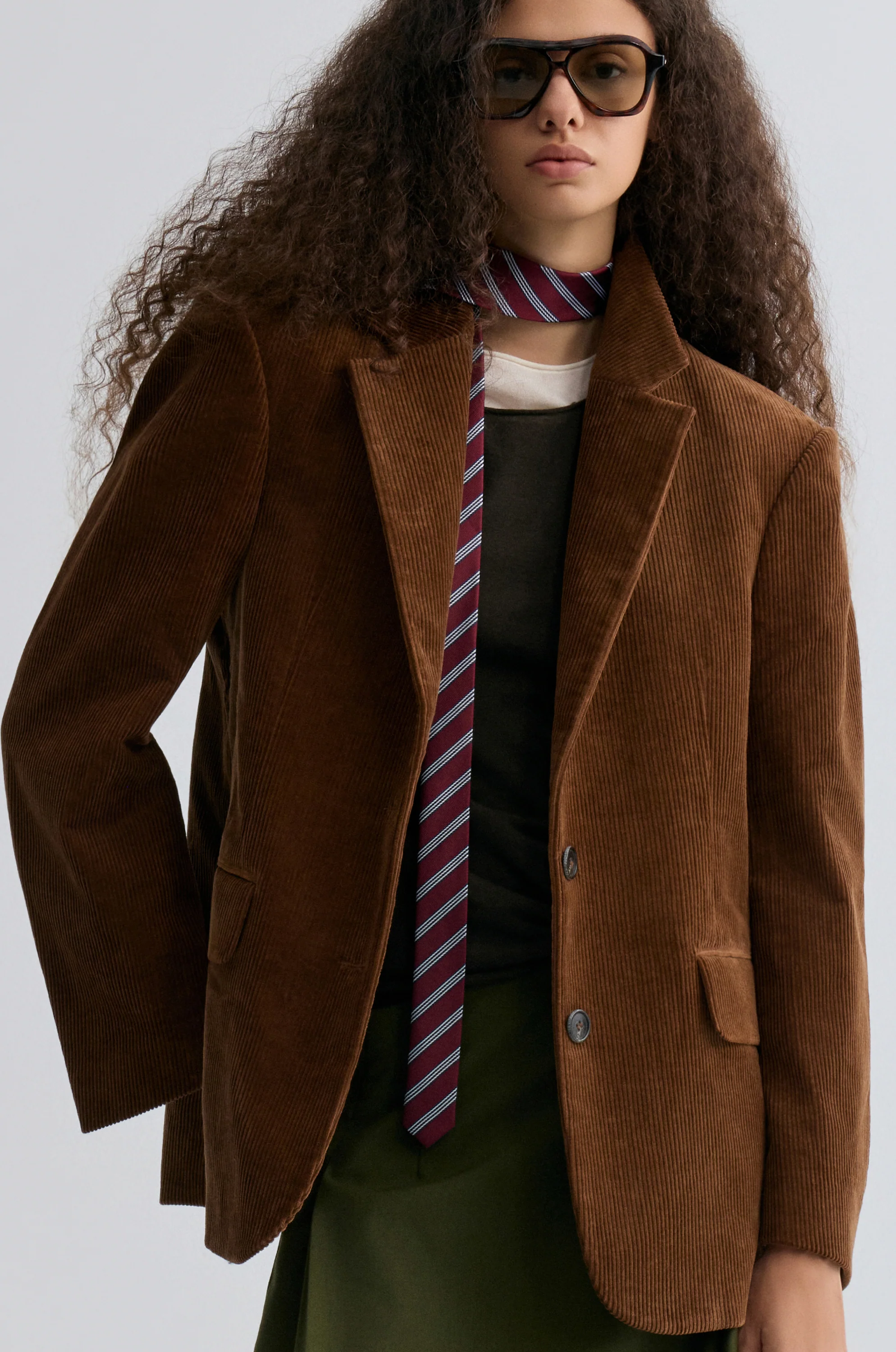 Boxy Corduroy Blazer - Image 7