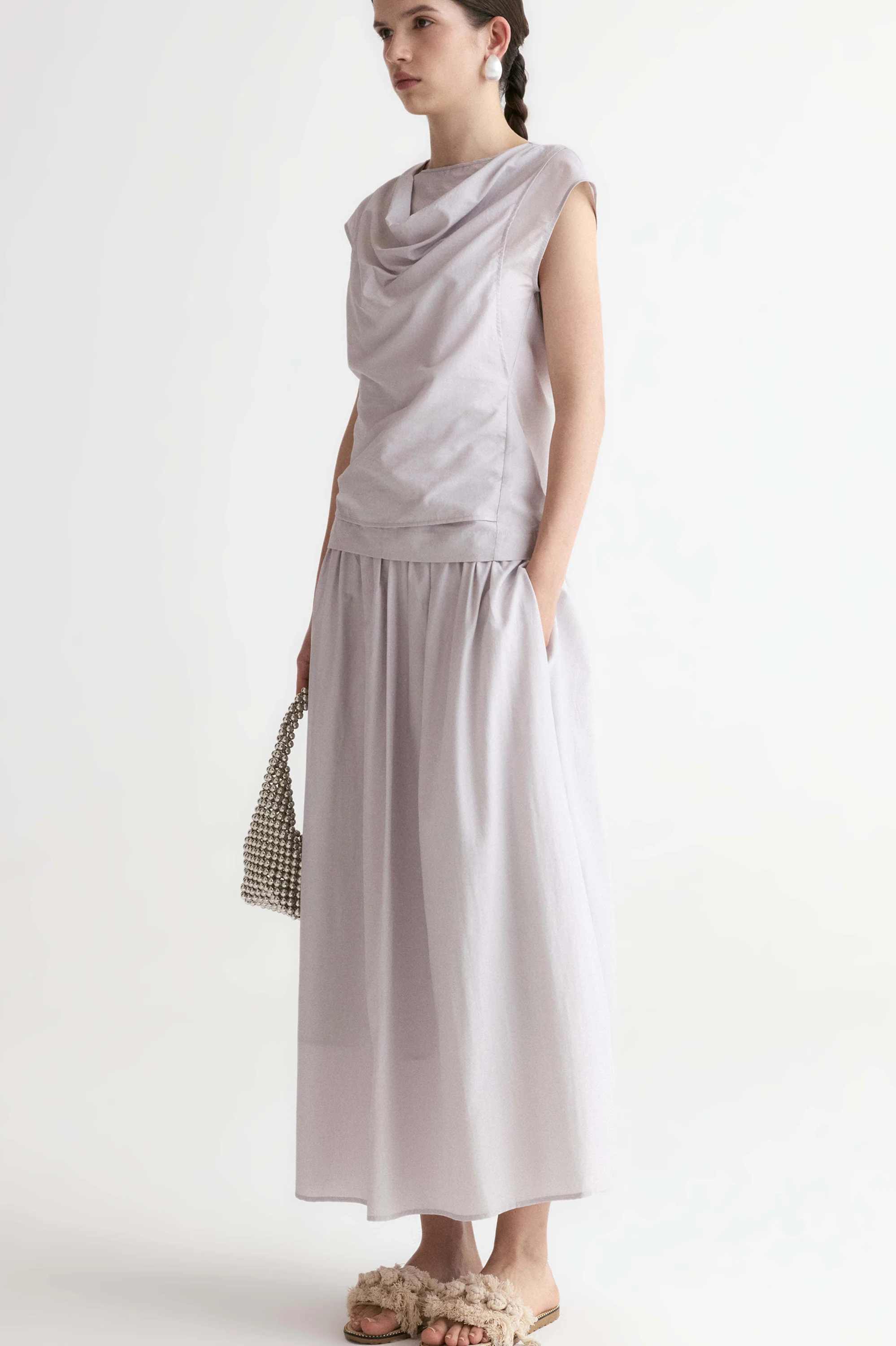 Breeze Full Skirt-Dusty Mauve - Image 3
