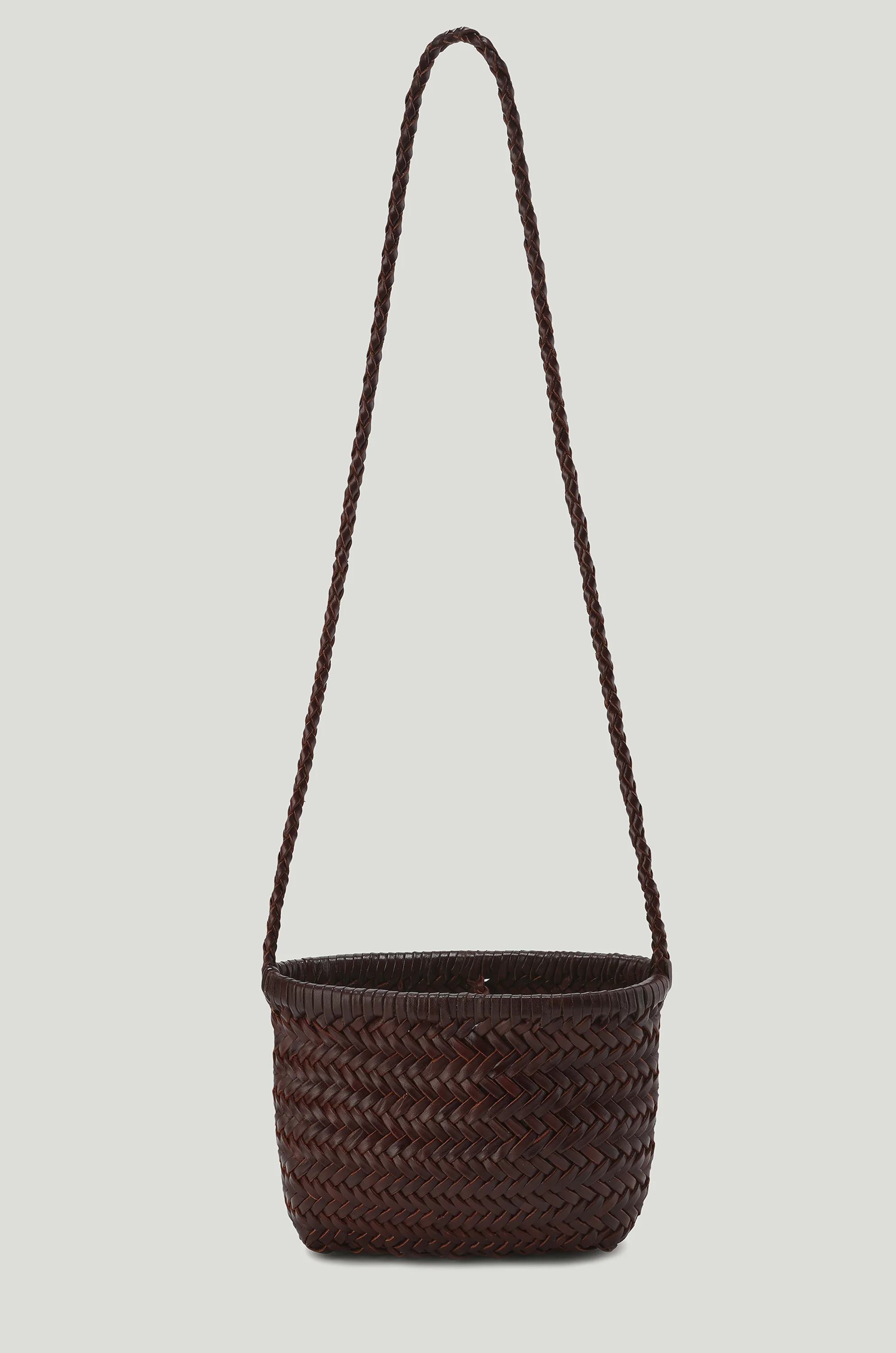 Brise Woven Small Cabas Brown - Image 4