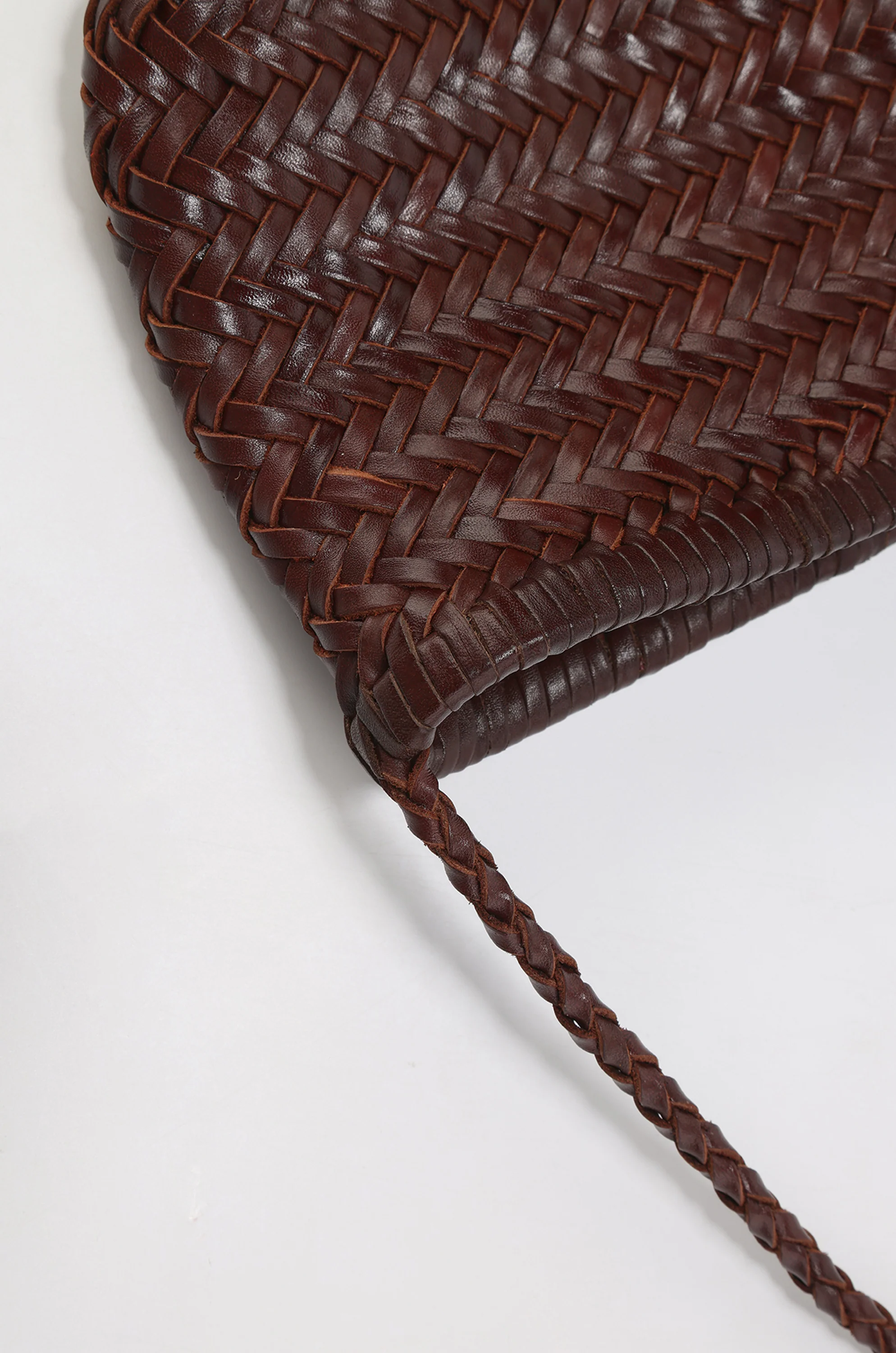 Brise Woven Small Cabas Brown - Image 5