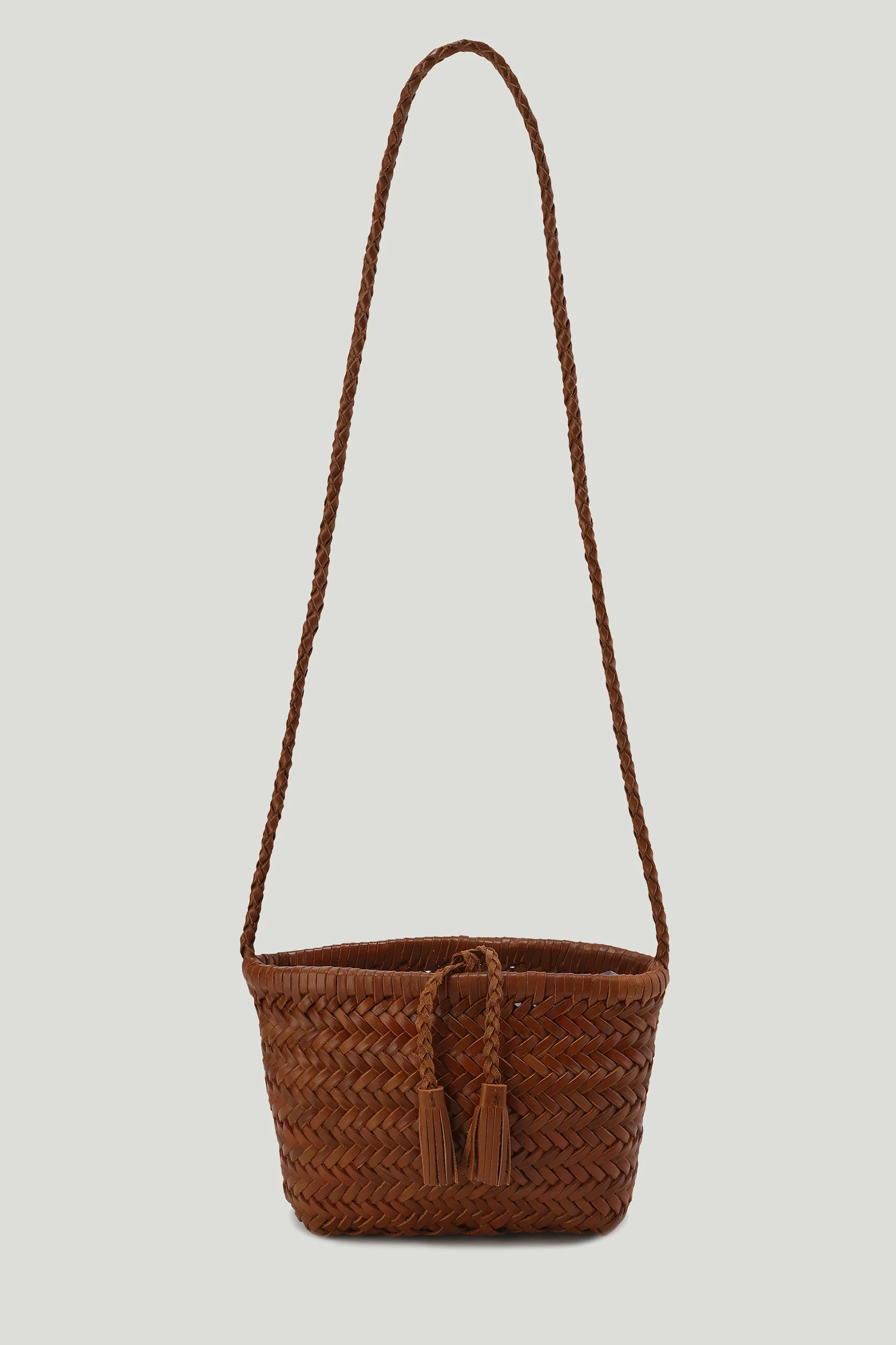 Brise Woven Small Cabas Camel - Image 3