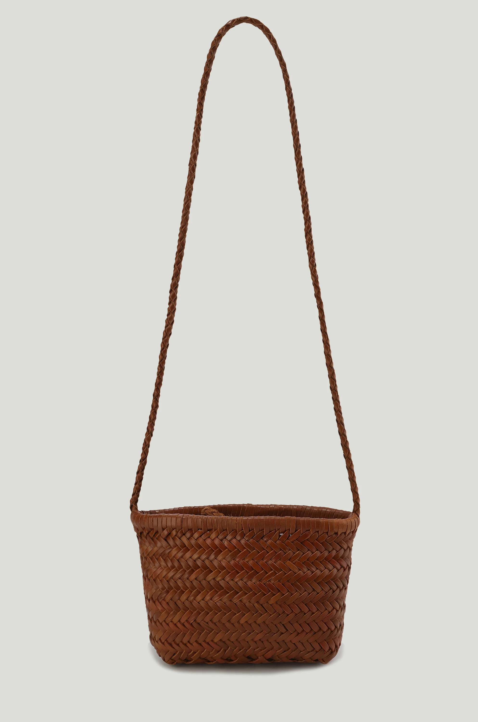 Brise Woven Small Cabas Camel - Image 4