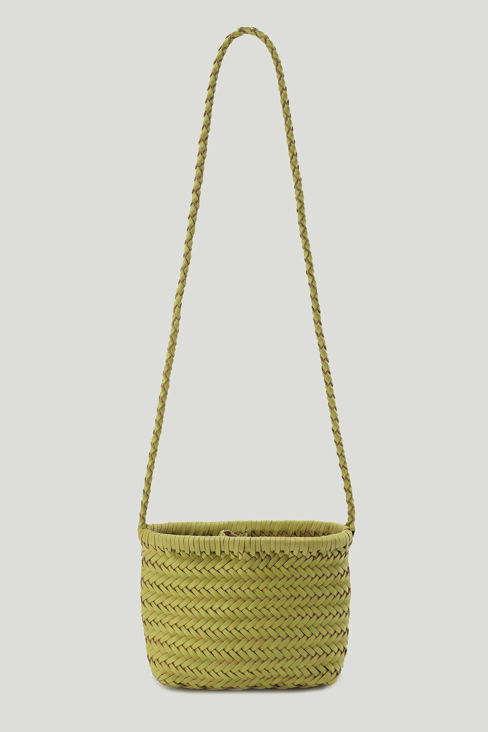 Brise Woven Small Cabas Lemon - Image 4