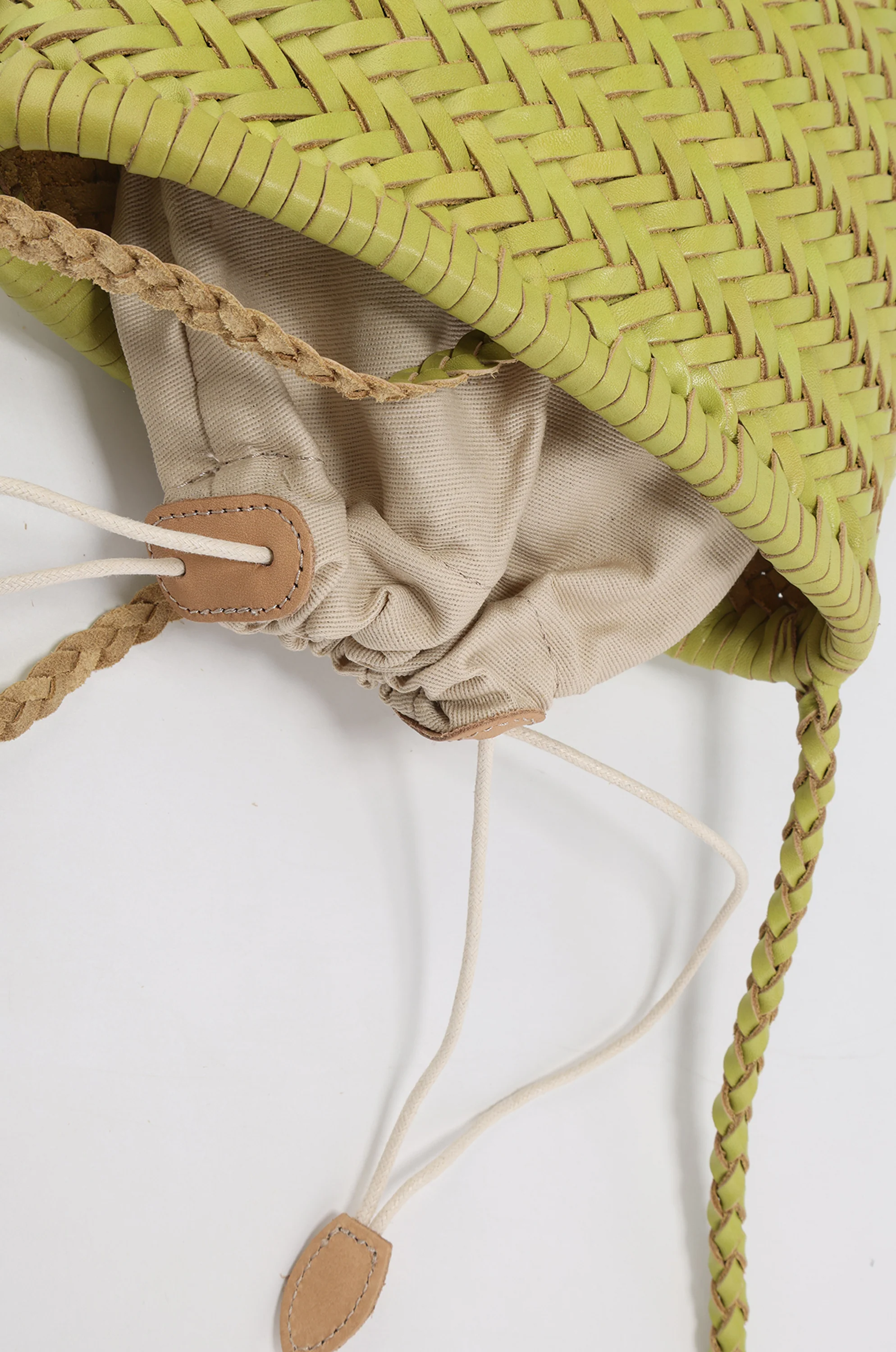 Brise Woven Small Cabas Lemon - Image 5