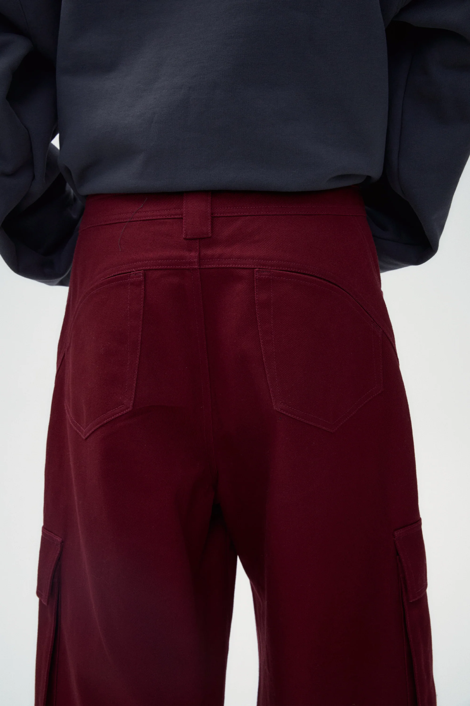 Callie Cotton Twill Shorts - Black - Image 7
