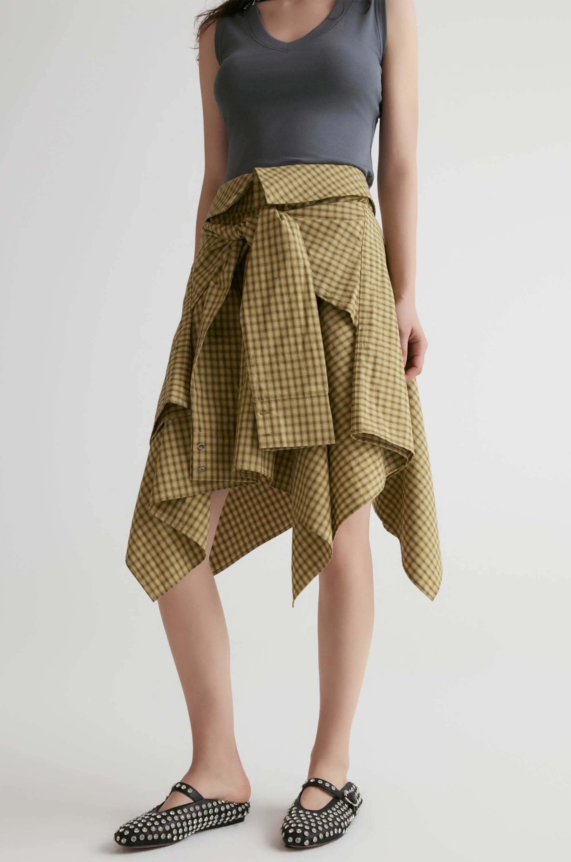 Carnaby Checked Skirt - Image 7