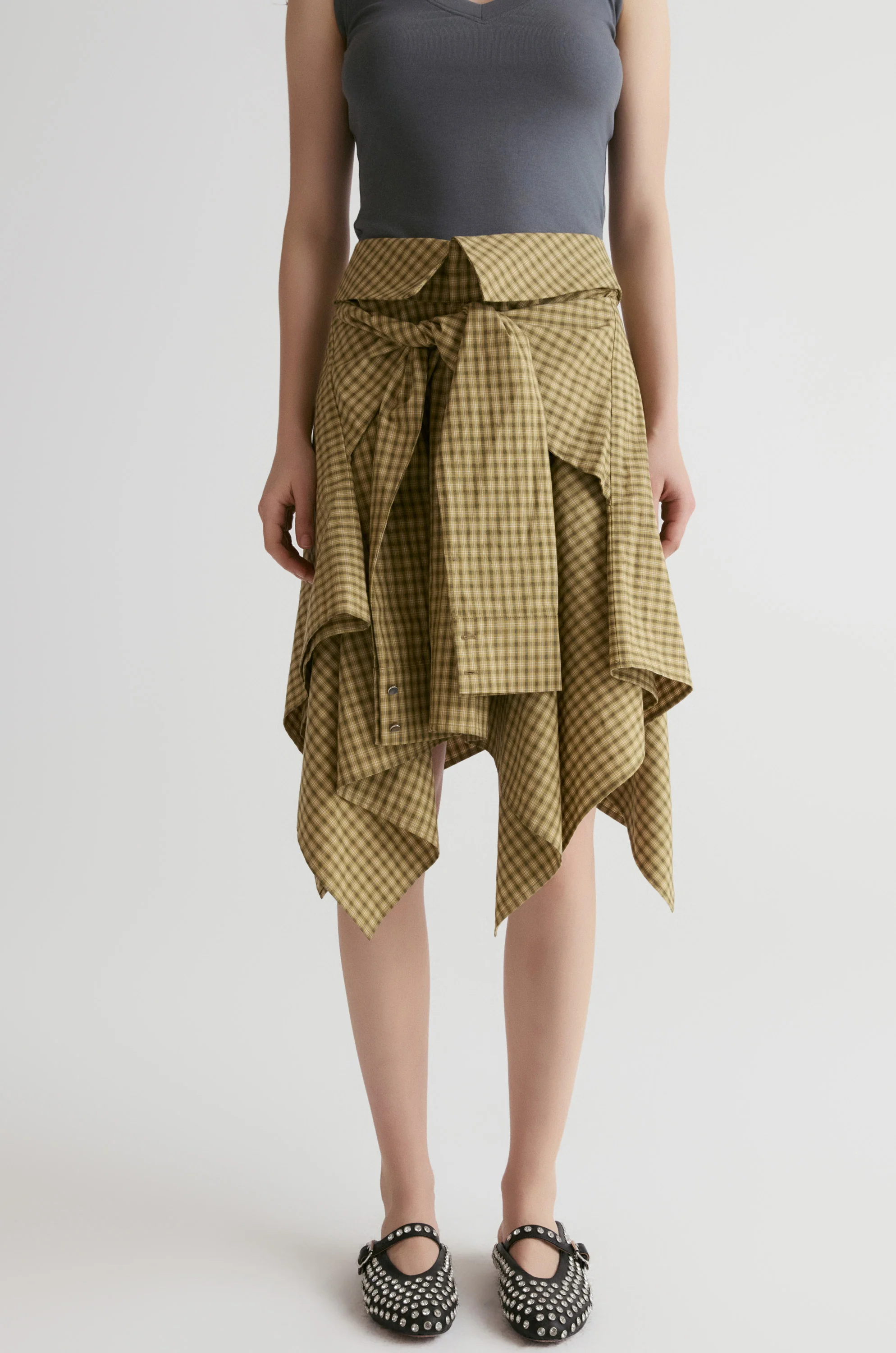 Carnaby Checked Skirt - Image 8