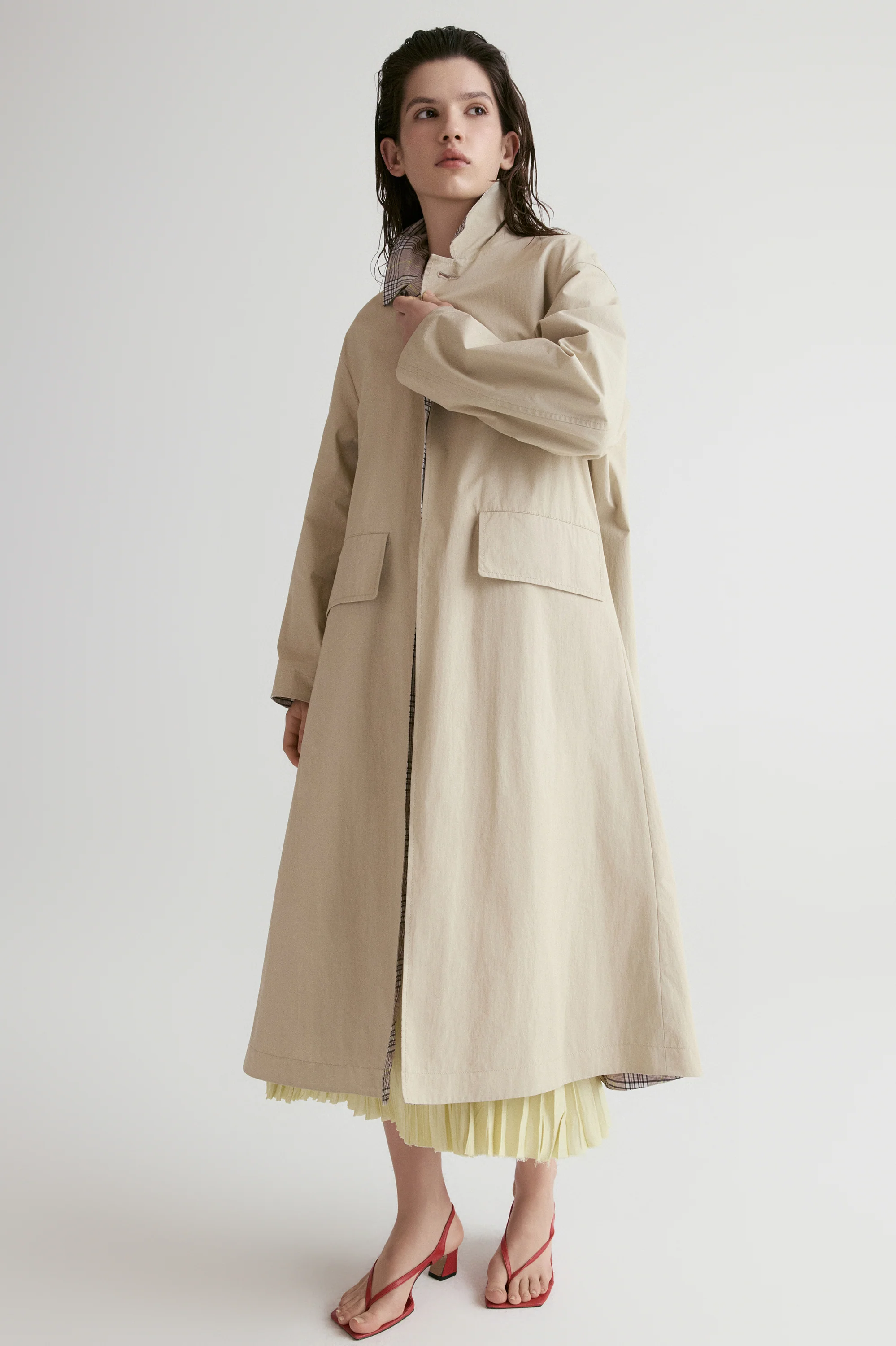 Cherbourg Reversible Trench Coat - Image 5