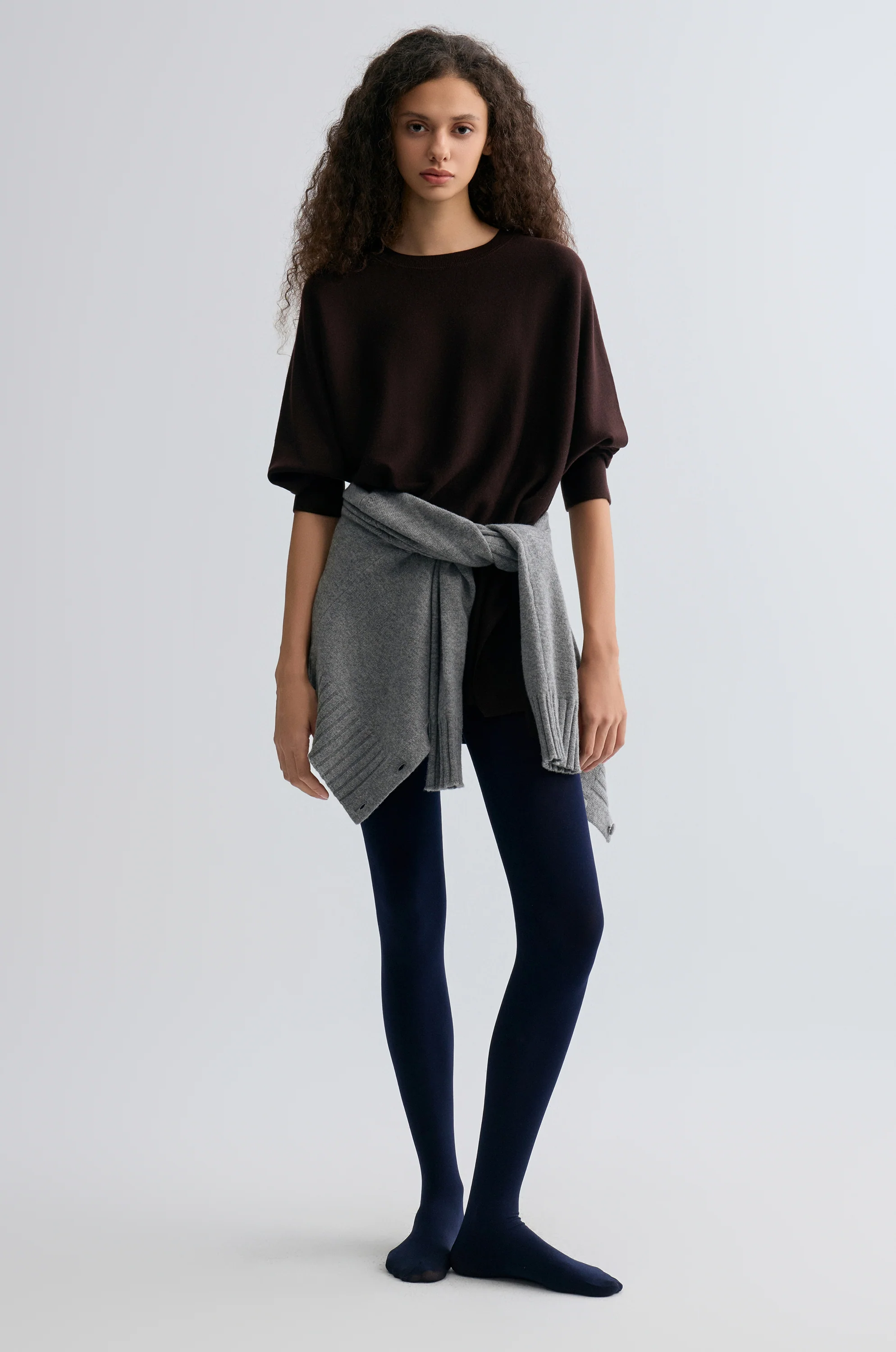 Cozy Merino Wool Sweater Chocolate - Image 5