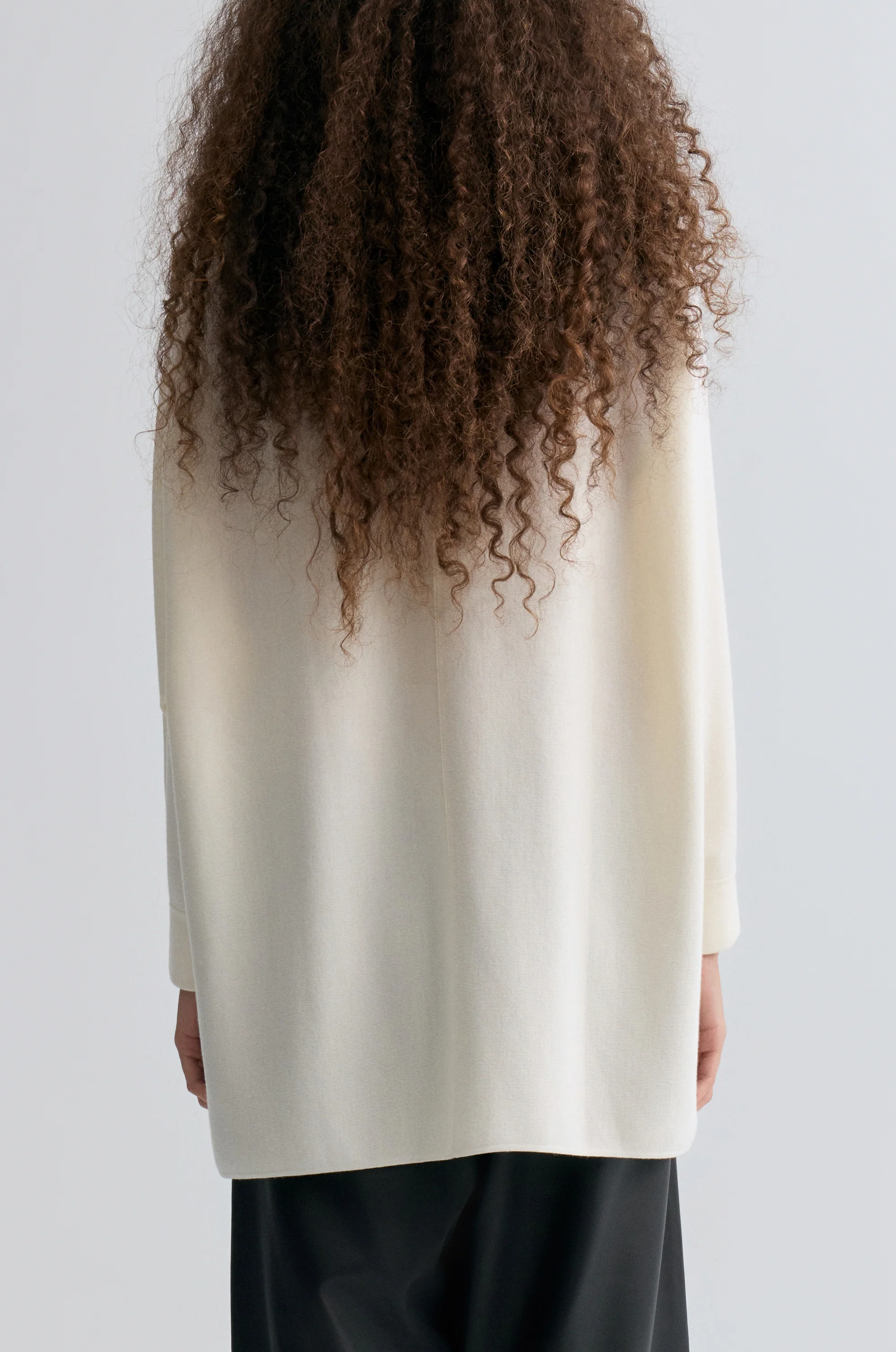 Cozy Merino Wool Sweater Cream - Image 5