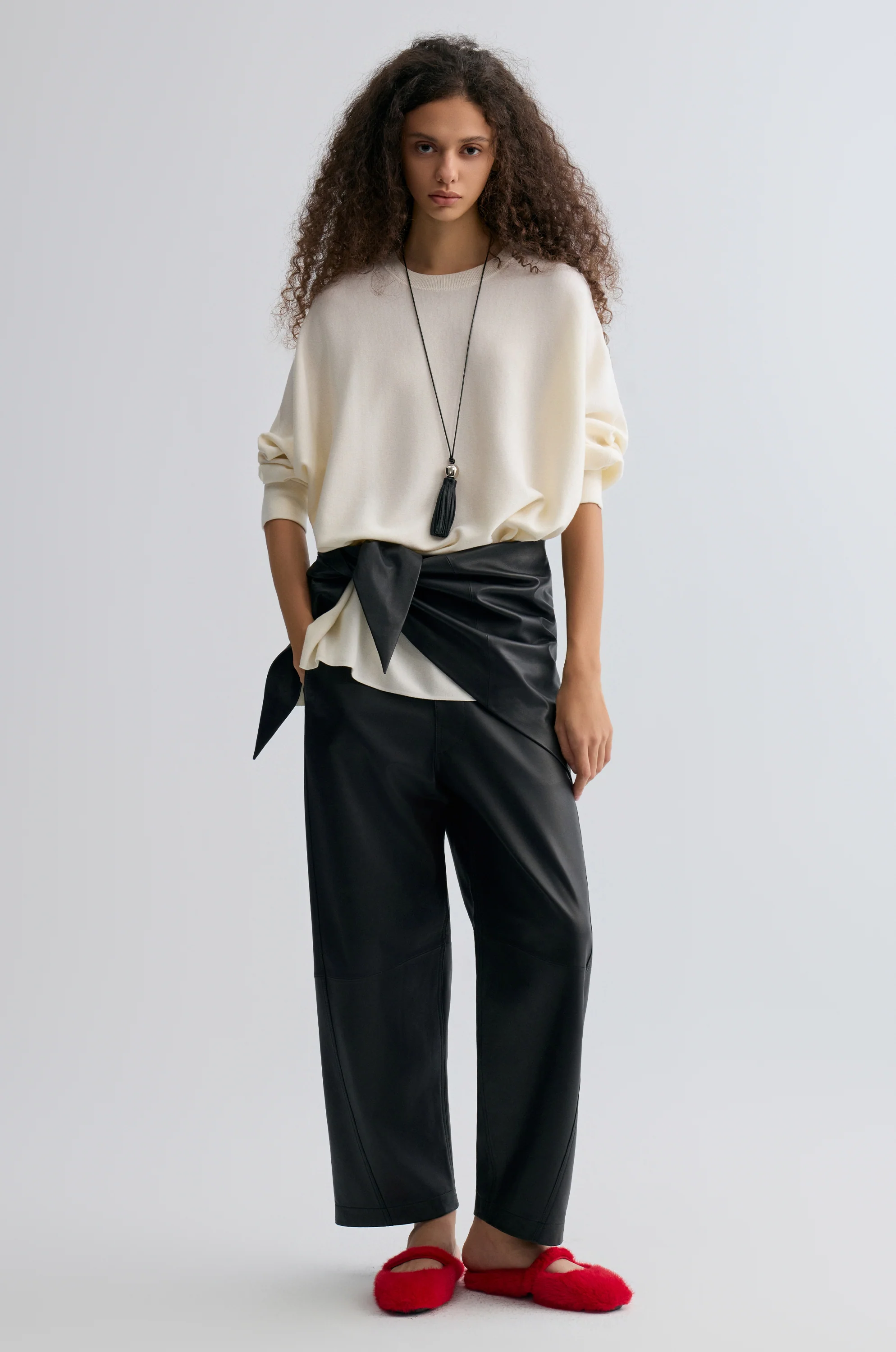 Cozy Merino Wool Sweater Cream - Image 6