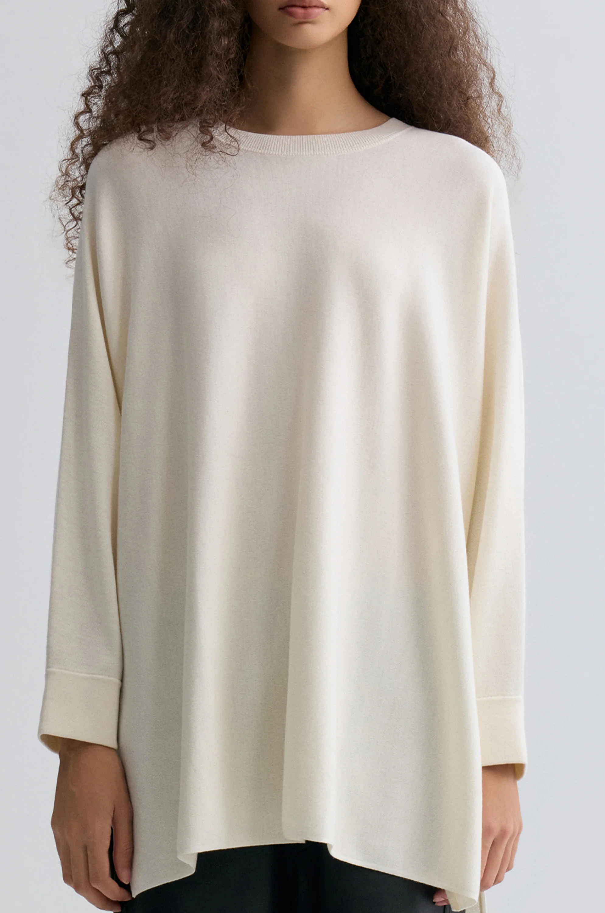 Cozy Merino Wool Sweater Cream - Image 8