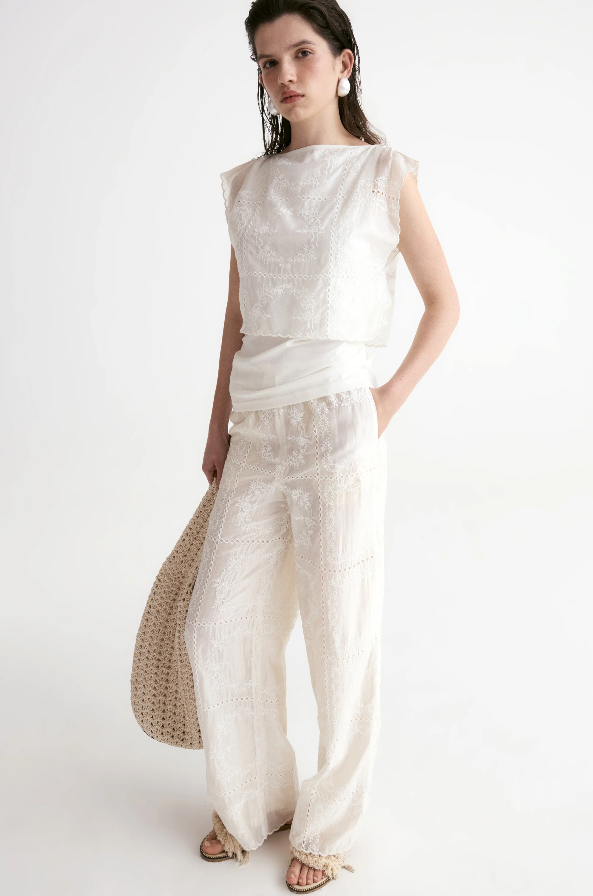 Cutwork Embroidery Top - Image 3