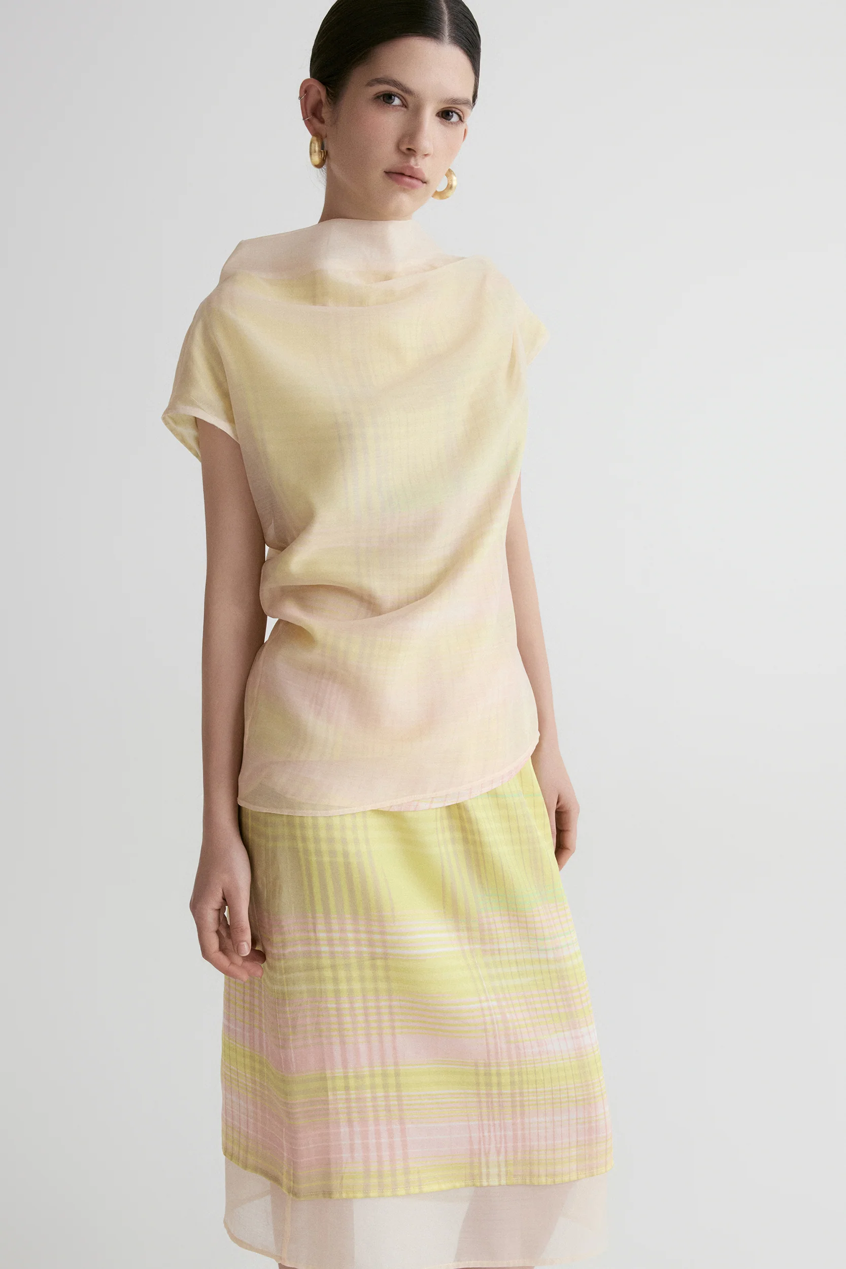 Daffodil Draped Layer Top - Image 2
