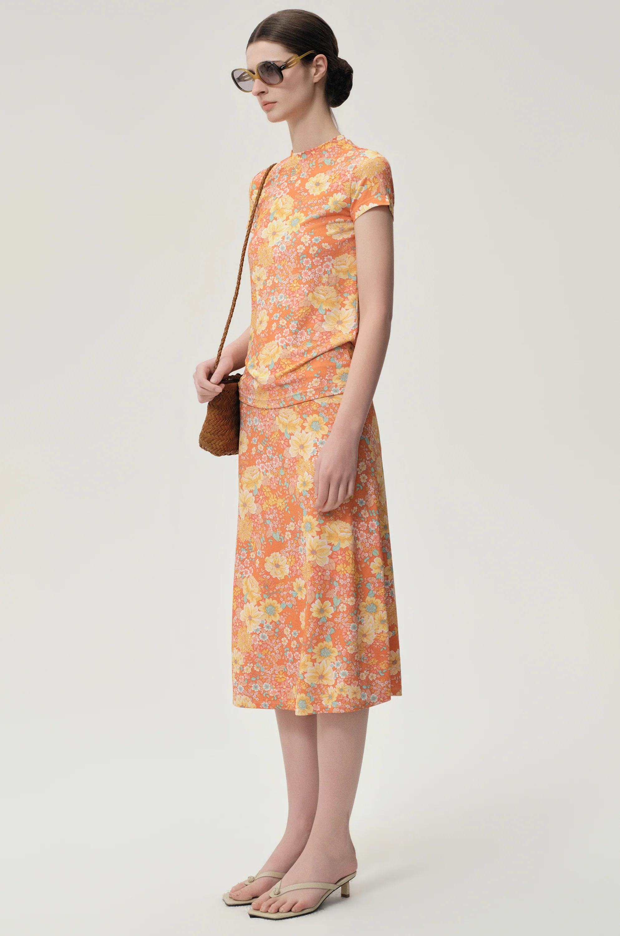 Daisy Viscose Jersey T-shirt - Image 4