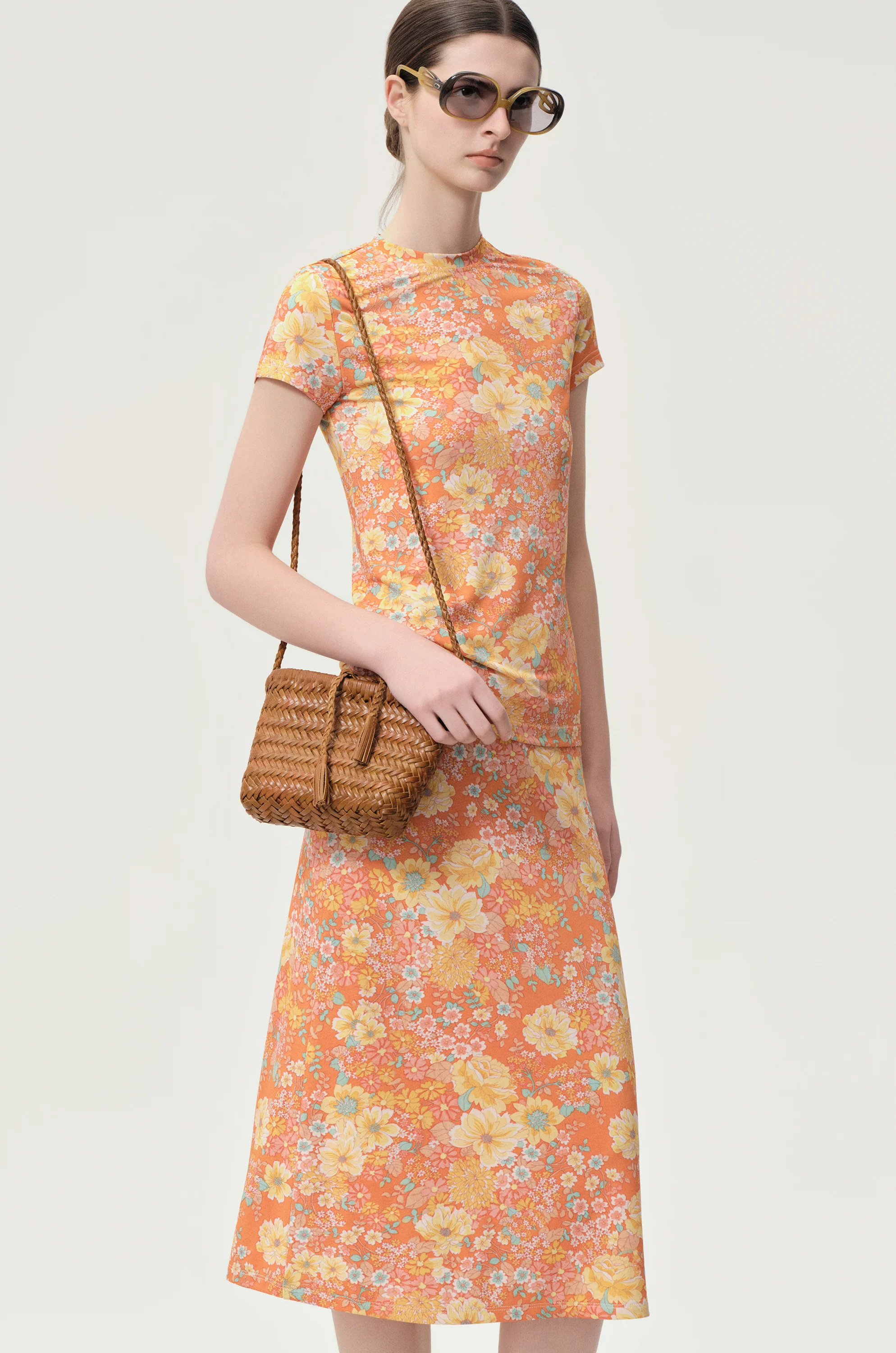 Daisy Viscose Jersey T-shirt - Image 7