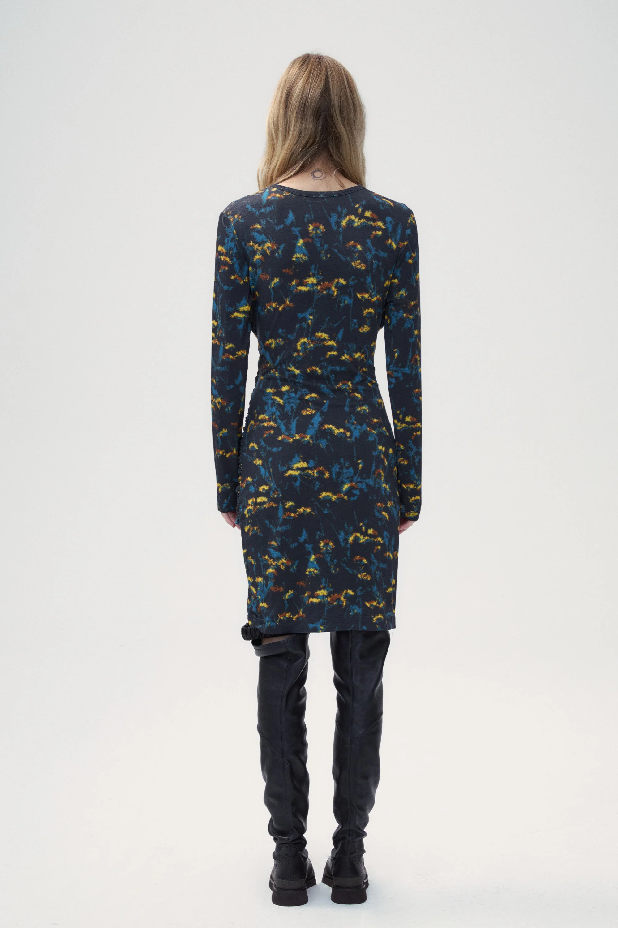 Doris Ditsy Floral Knit Dress - Image 6