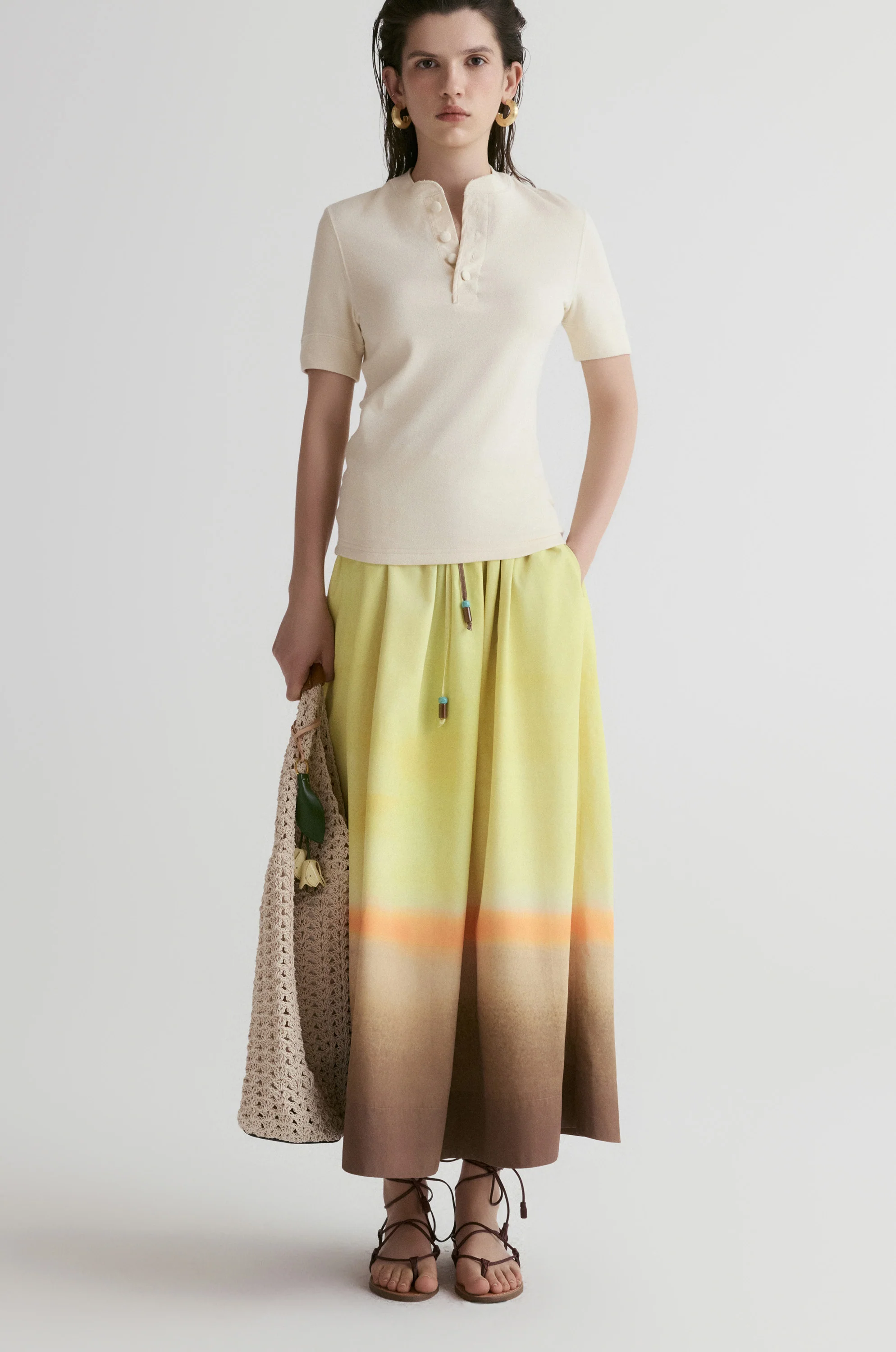 Dry Loop Terry Henley T- shirt - Image 8