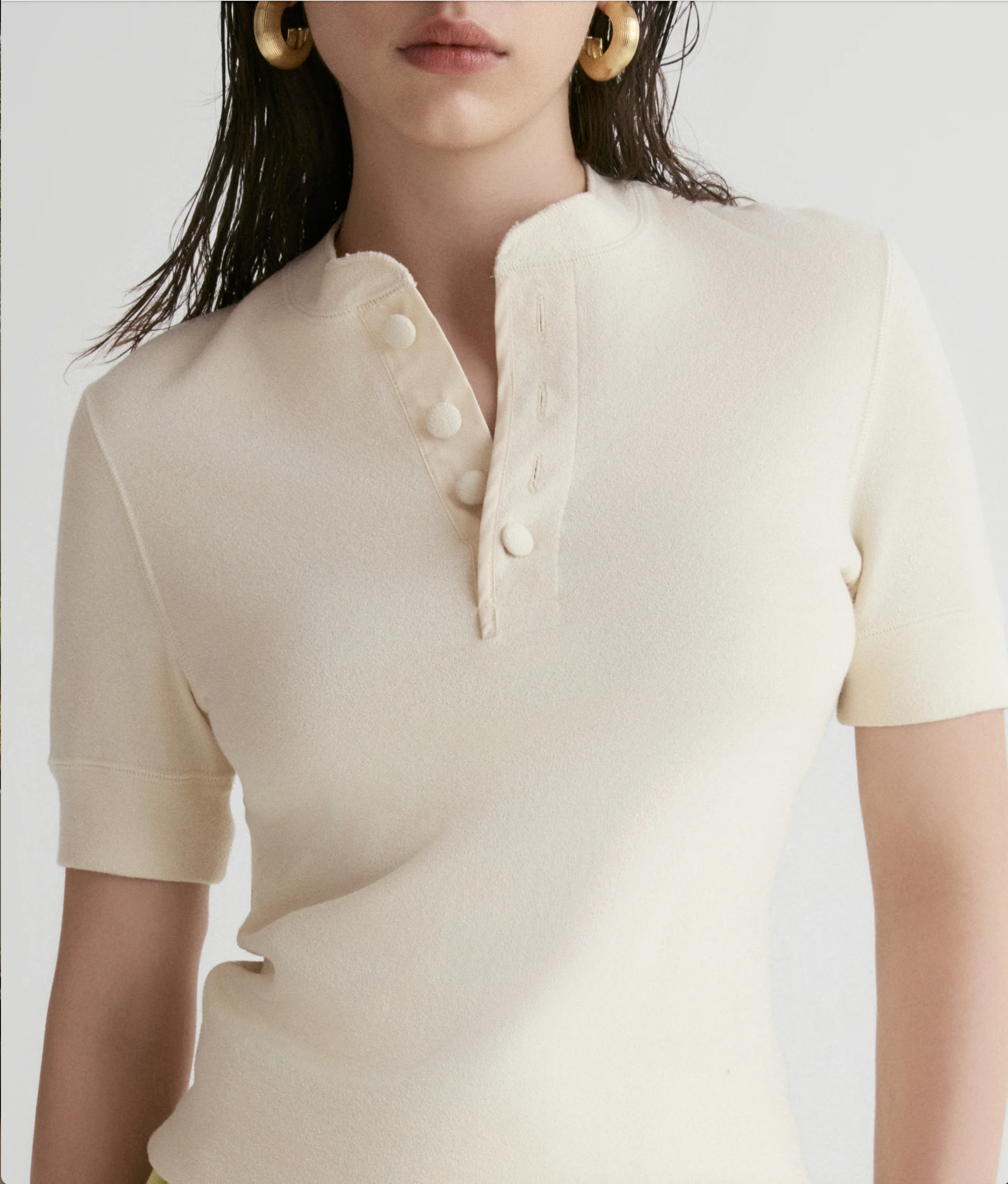 Dry Loop Terry Henley T- shirt - Image 9